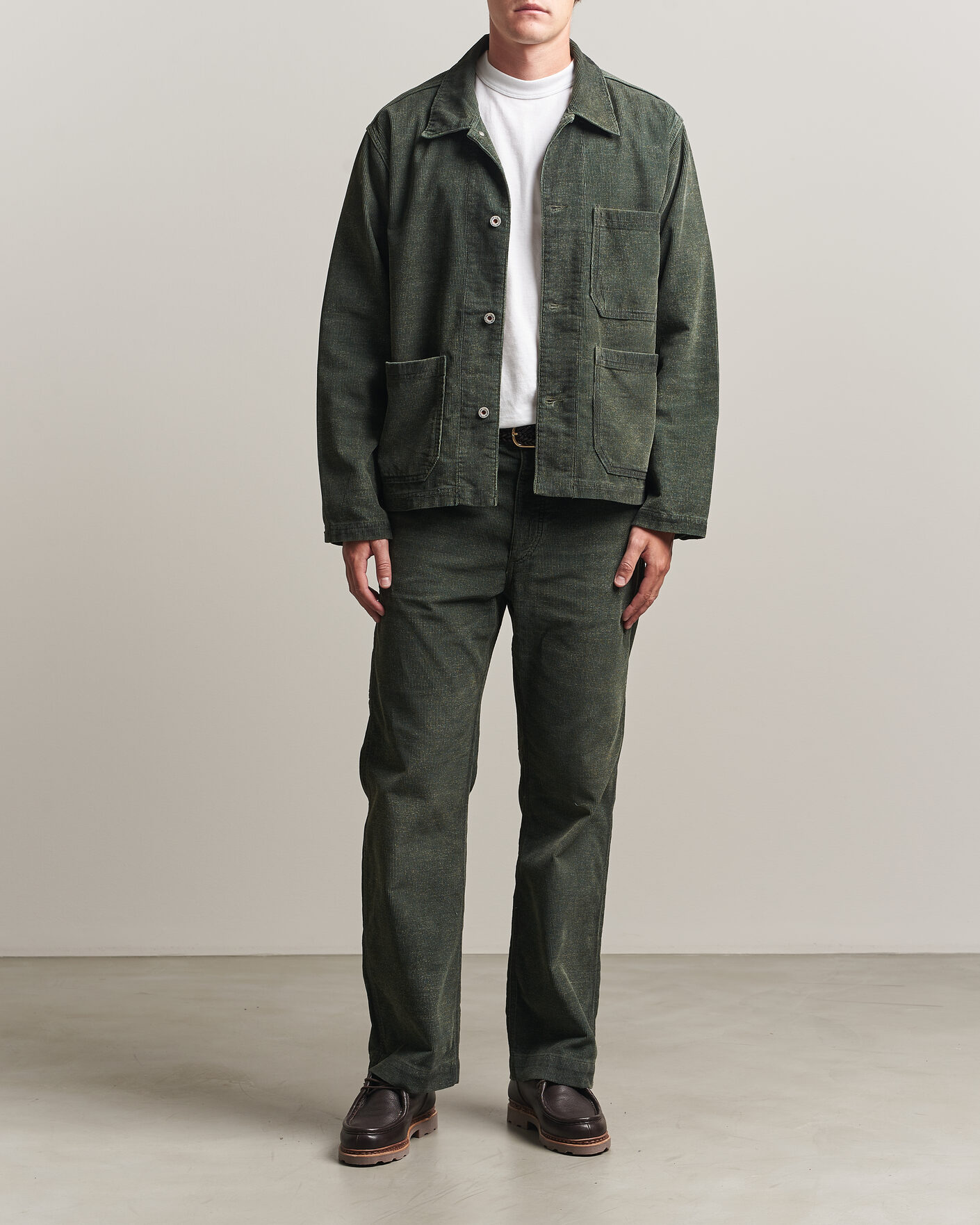 Hombres | Abrigos y chaquetas | RRL | Empire Shirt Jacket Vintage Grey