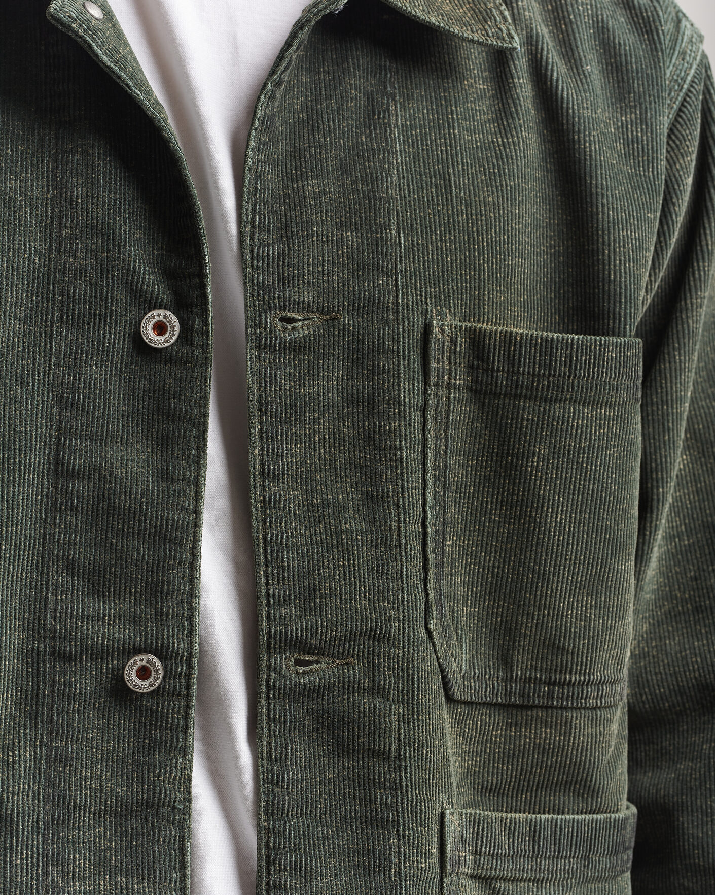Hombres | Abrigos y chaquetas | RRL | Empire Shirt Jacket Vintage Grey