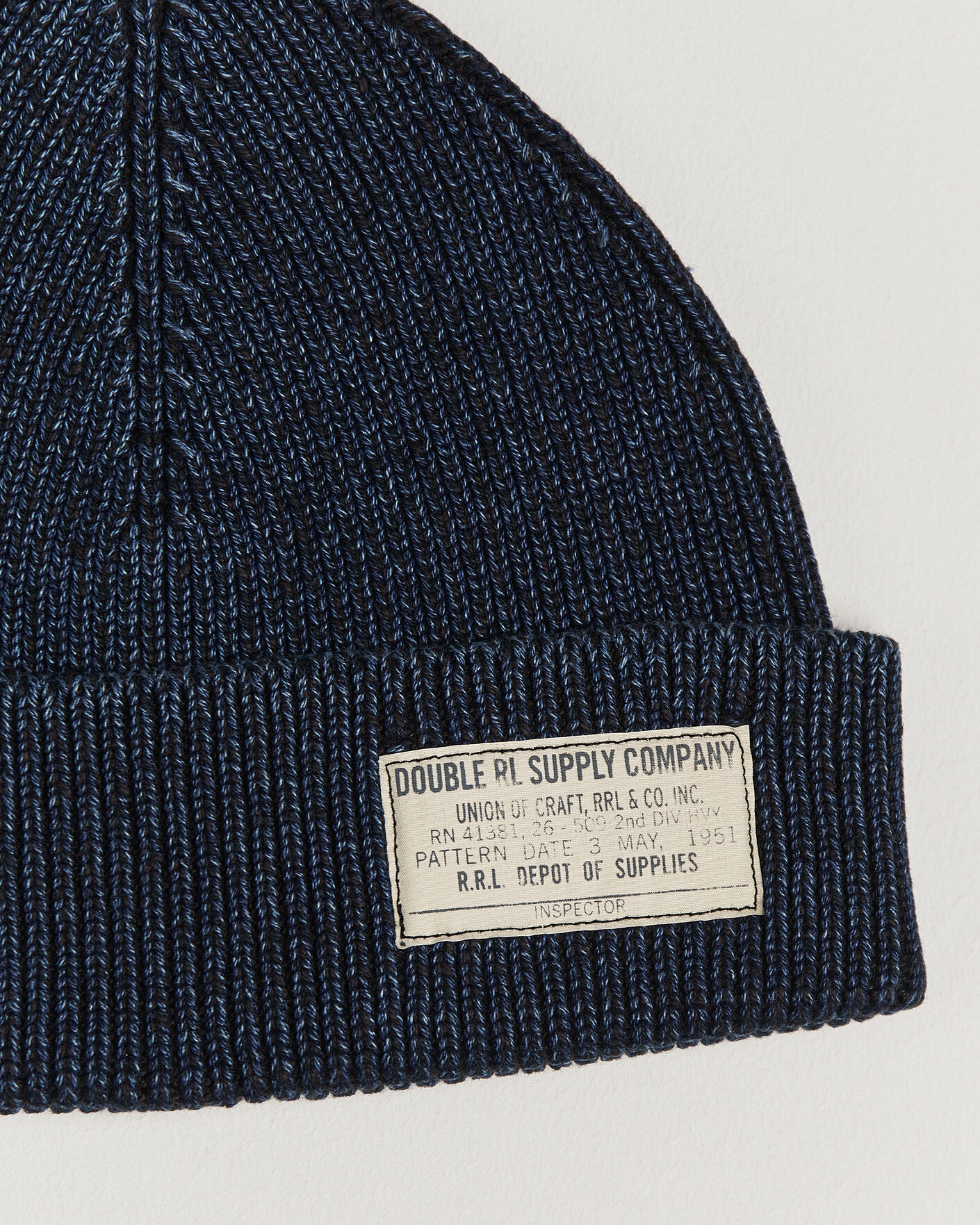 Hombres | Gorros | RRL | Watch Cap Midnight Blue