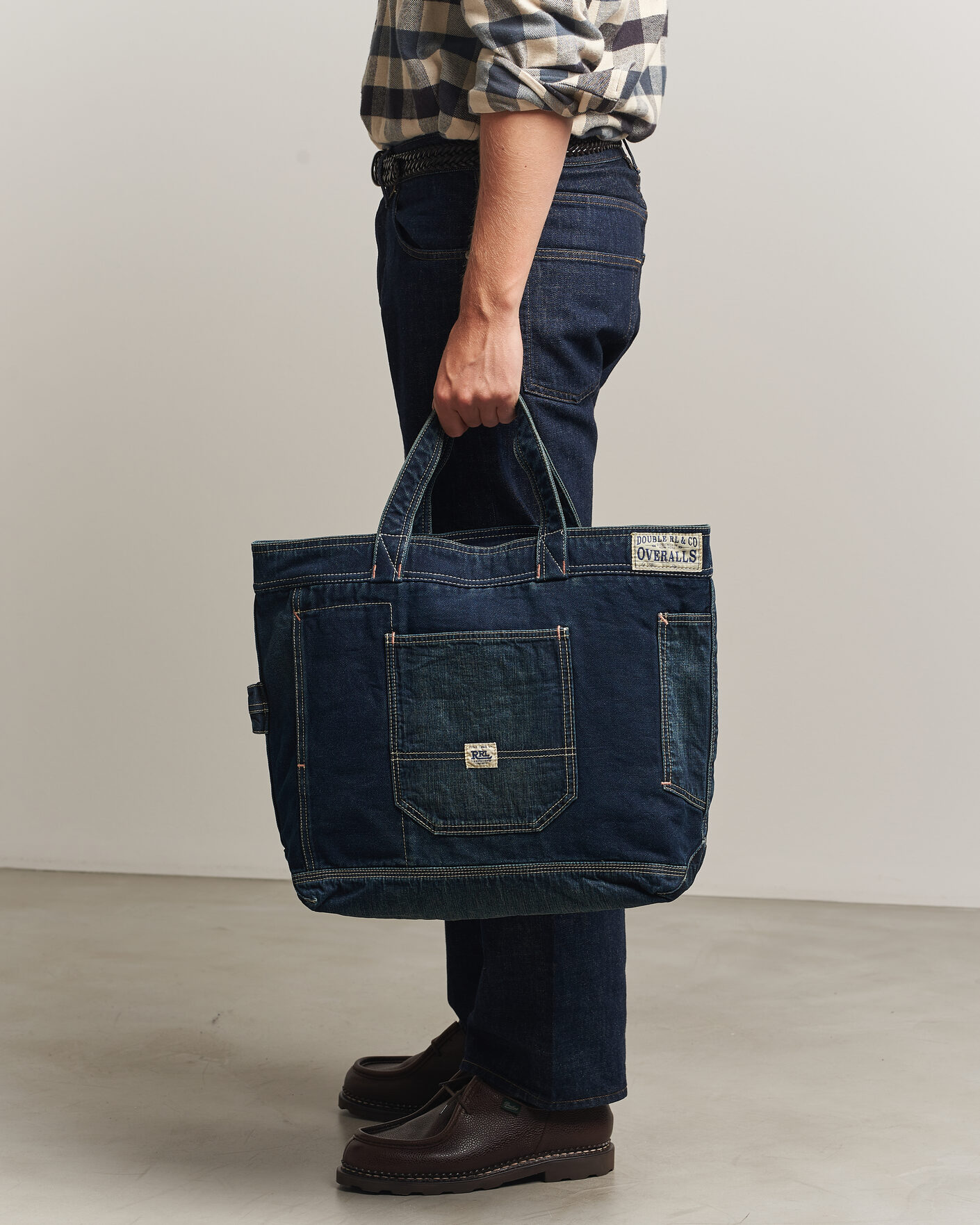 Hombres | Bolsos | RRL | Roy Totebag Indigo