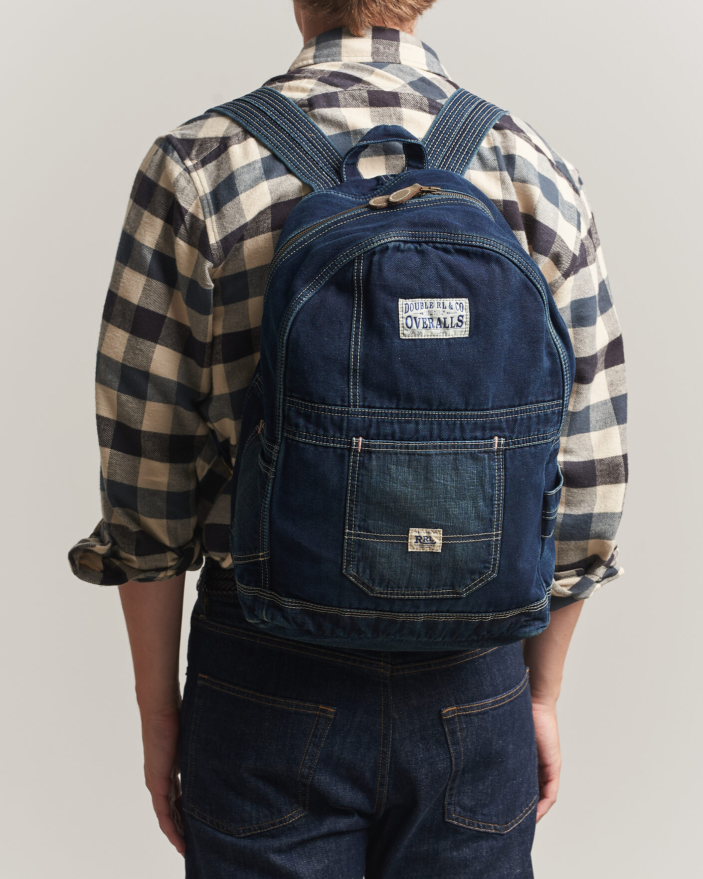 Hombres | Bolsos | RRL | Lee Backpack Indigo