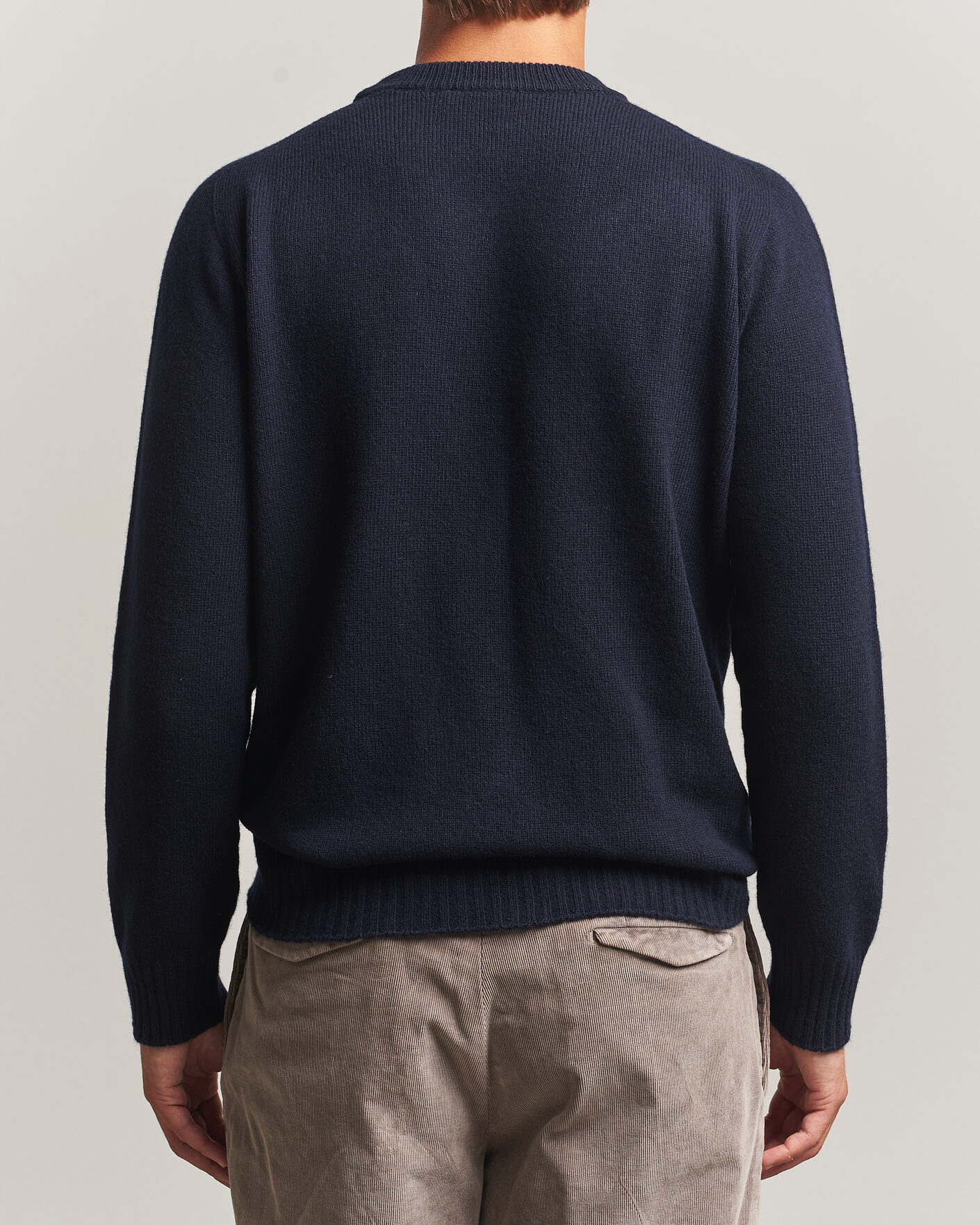 Hombres | Jerséis y prendas de punto | Altea | Wool/Cashmere Crew Neck Pullover Navy