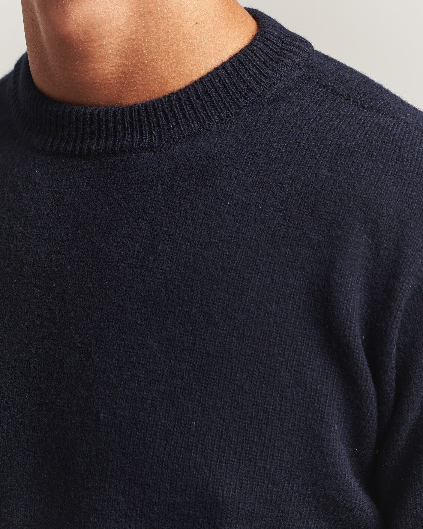 Hombres | Jerséis y prendas de punto | Altea | Wool/Cashmere Crew Neck Pullover Navy