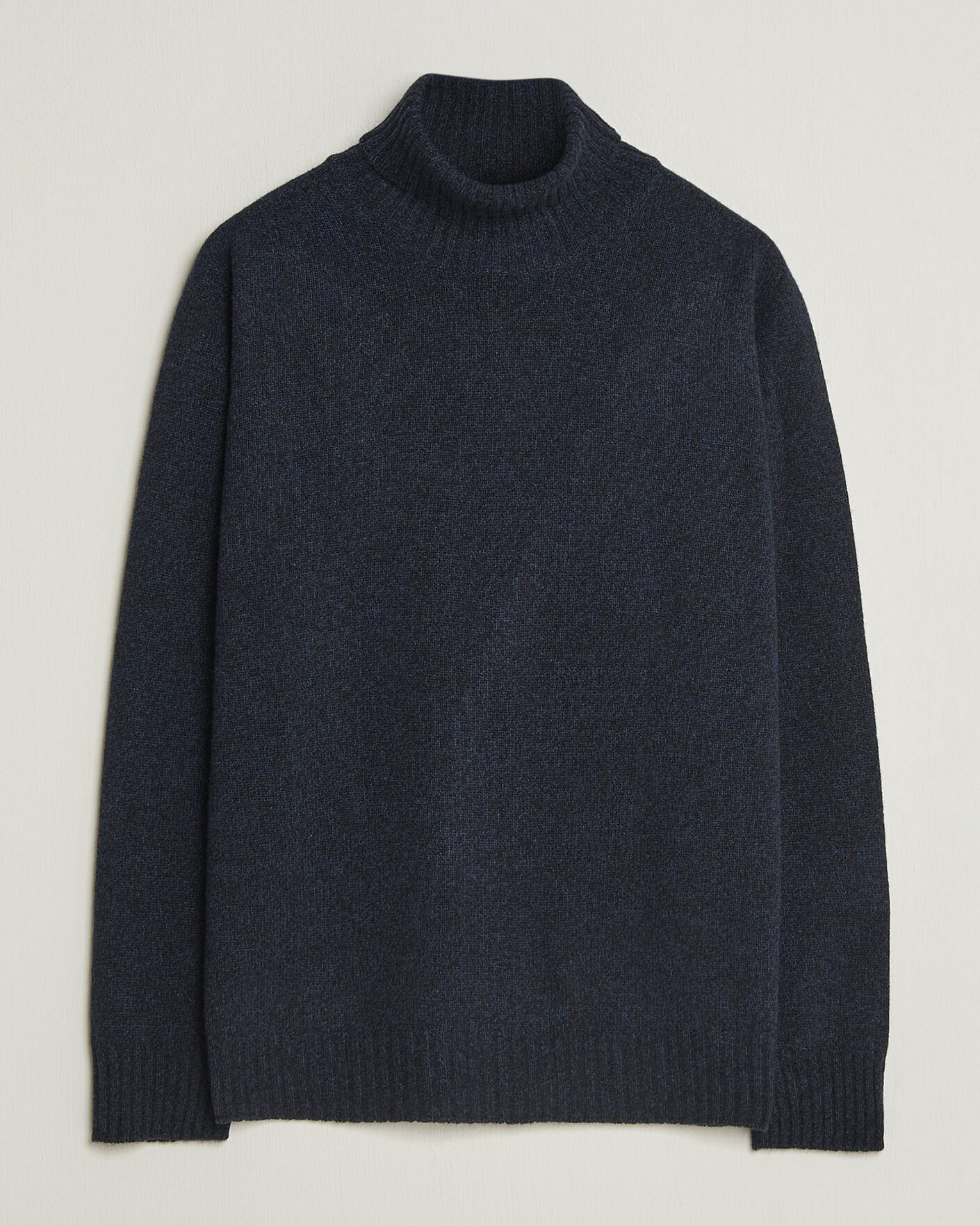 Hombres | Jerséis y prendas de punto | Altea | Wool/Cashmere Rollneck Navy Melange