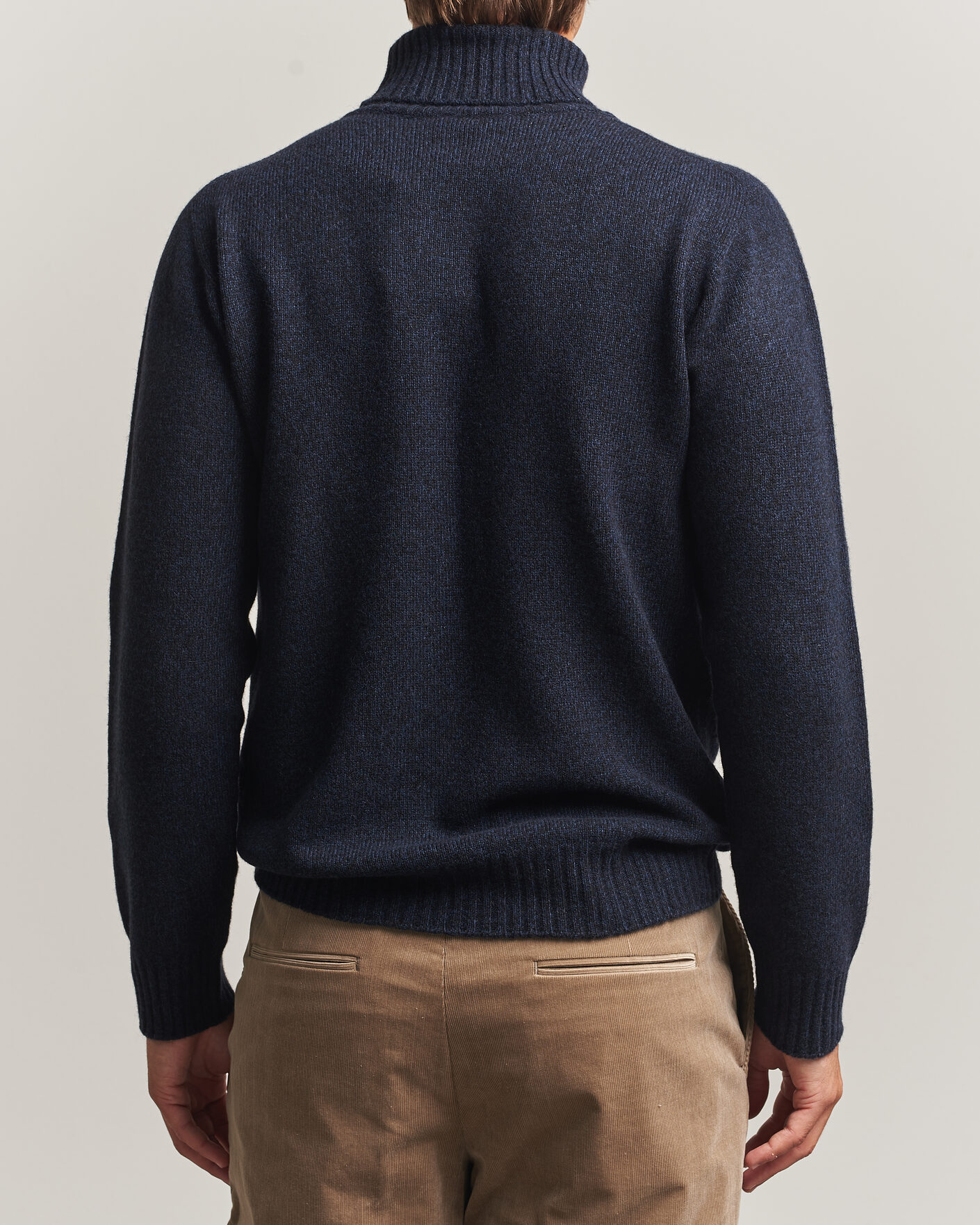 Hombres | Jerséis y prendas de punto | Altea | Wool/Cashmere Rollneck Navy Melange