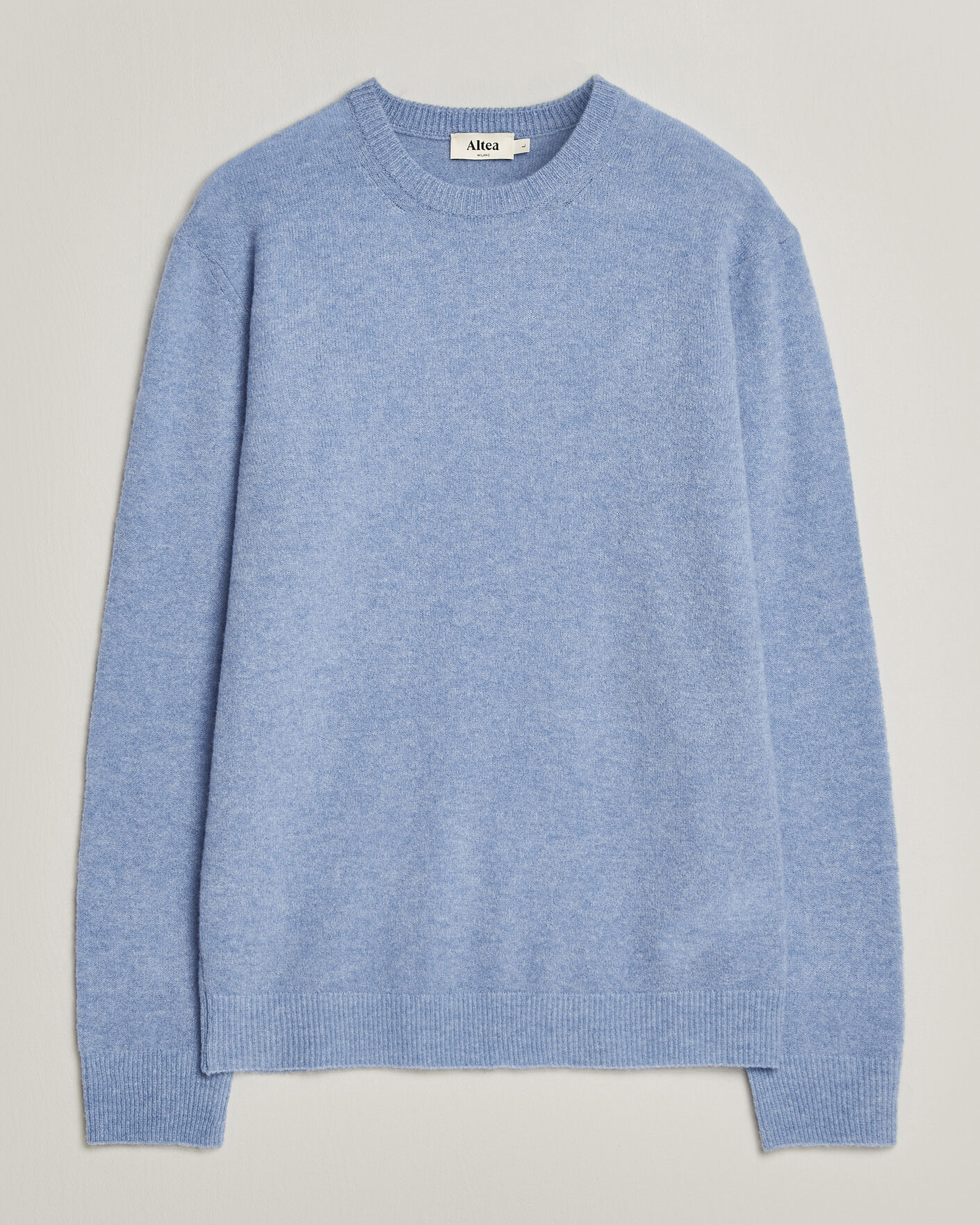 Hombres | Jerséis y prendas de punto | Altea | Cloud Cashmere Blend Sweater Sky Blue