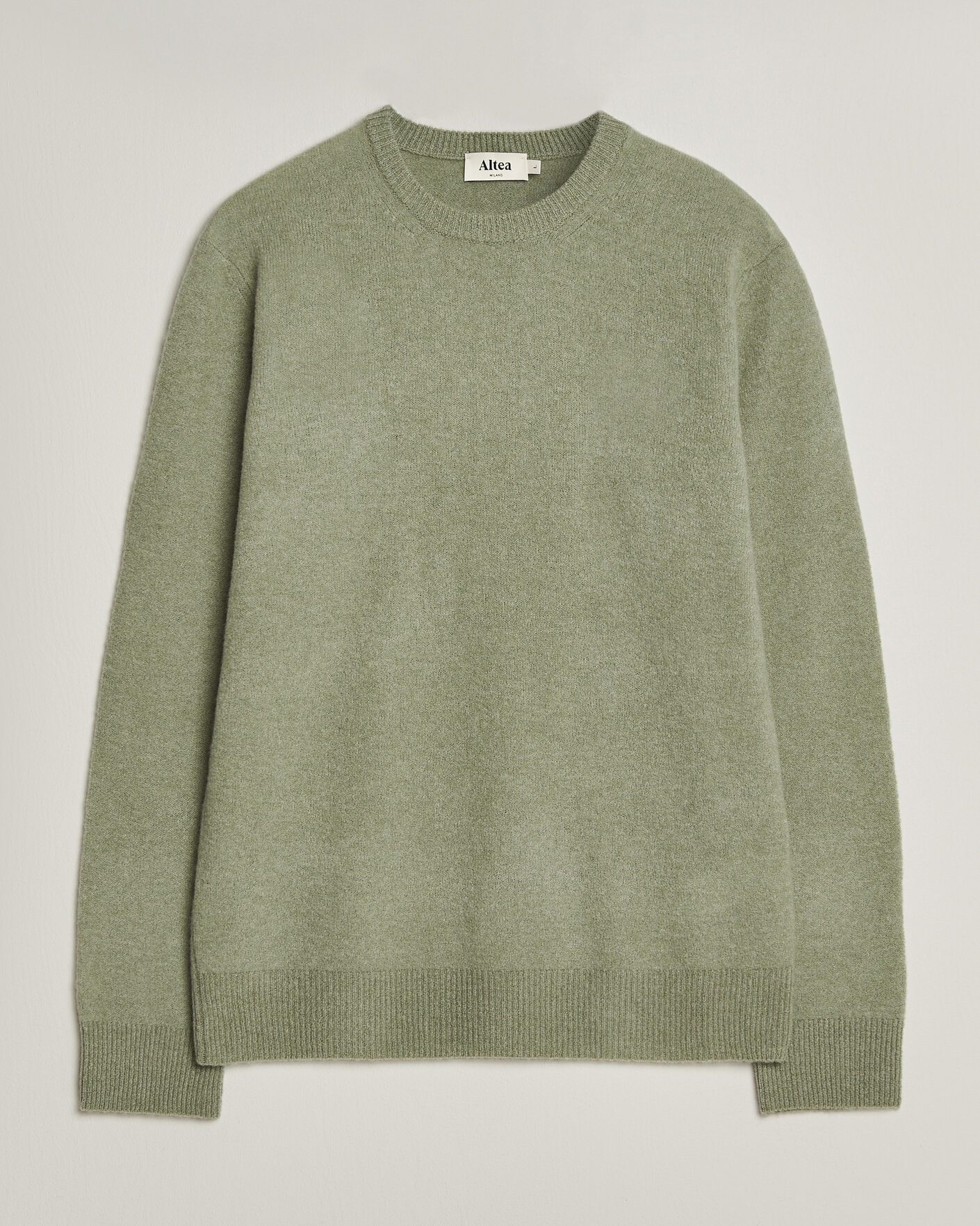 Hombres | Jerséis y prendas de punto | Altea | Cloud Cashmere Blend Sweater Mint Green