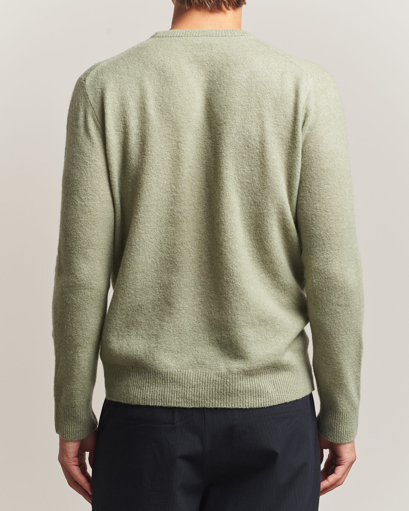 Hombres | Jerséis y prendas de punto | Altea | Cloud Cashmere Blend Sweater Mint Green