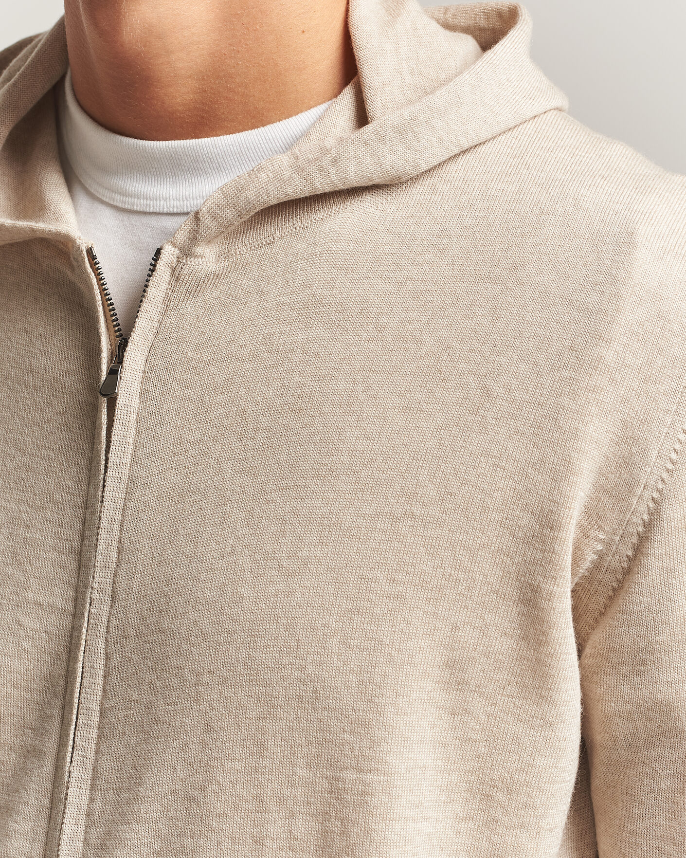 Hombres | Jerséis y prendas de punto | Altea | Merino Wool Cardigan Beige