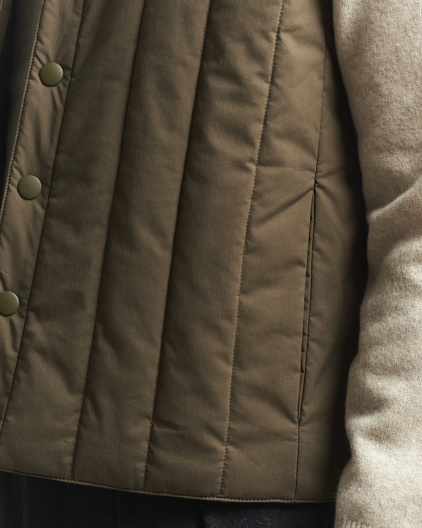 Hombres | Chalecos | Aspesi | Quilted Liner Military