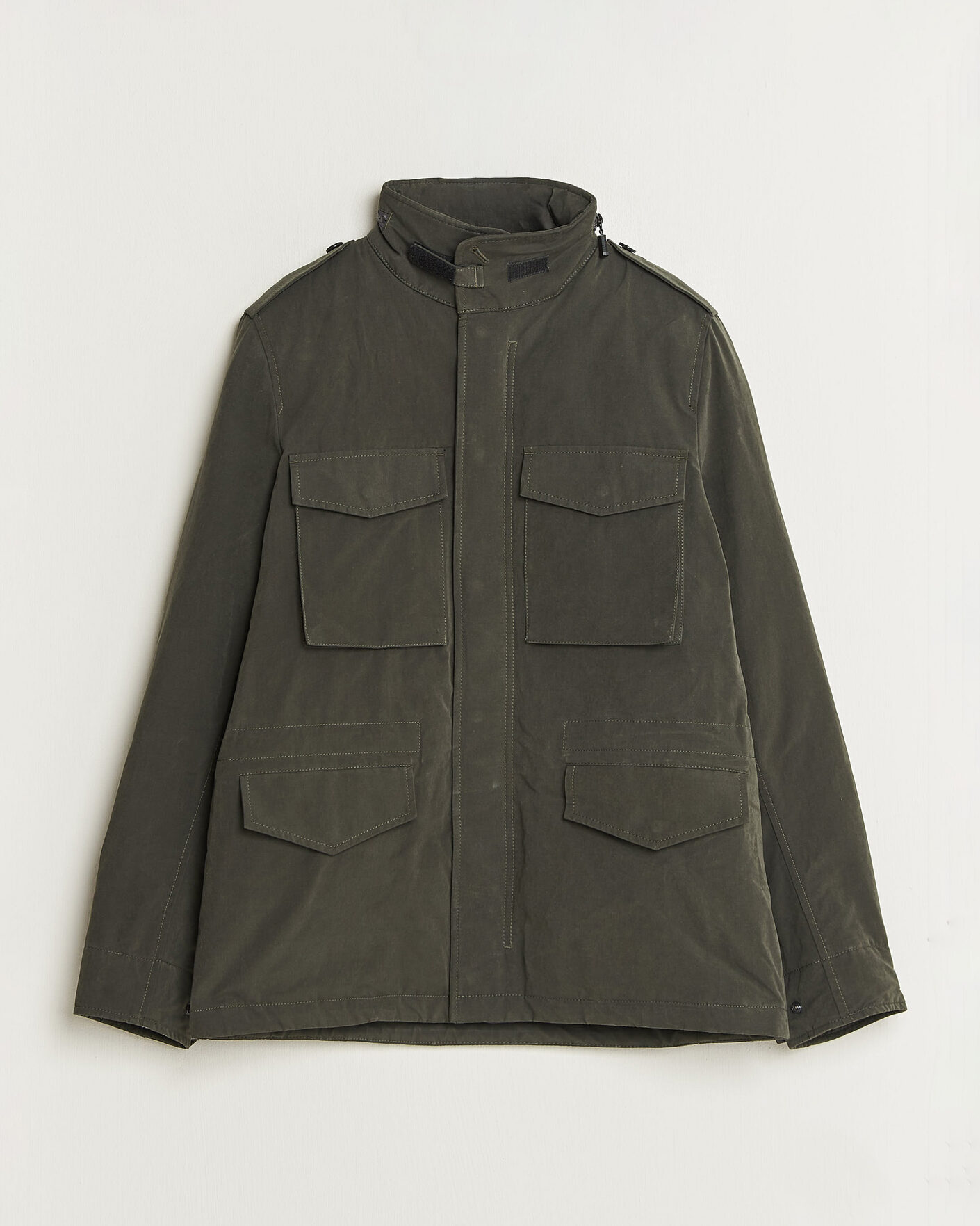 Hombres | Abrigos y chaquetas | Aspesi | Lined Cotton Field Jacket Grey