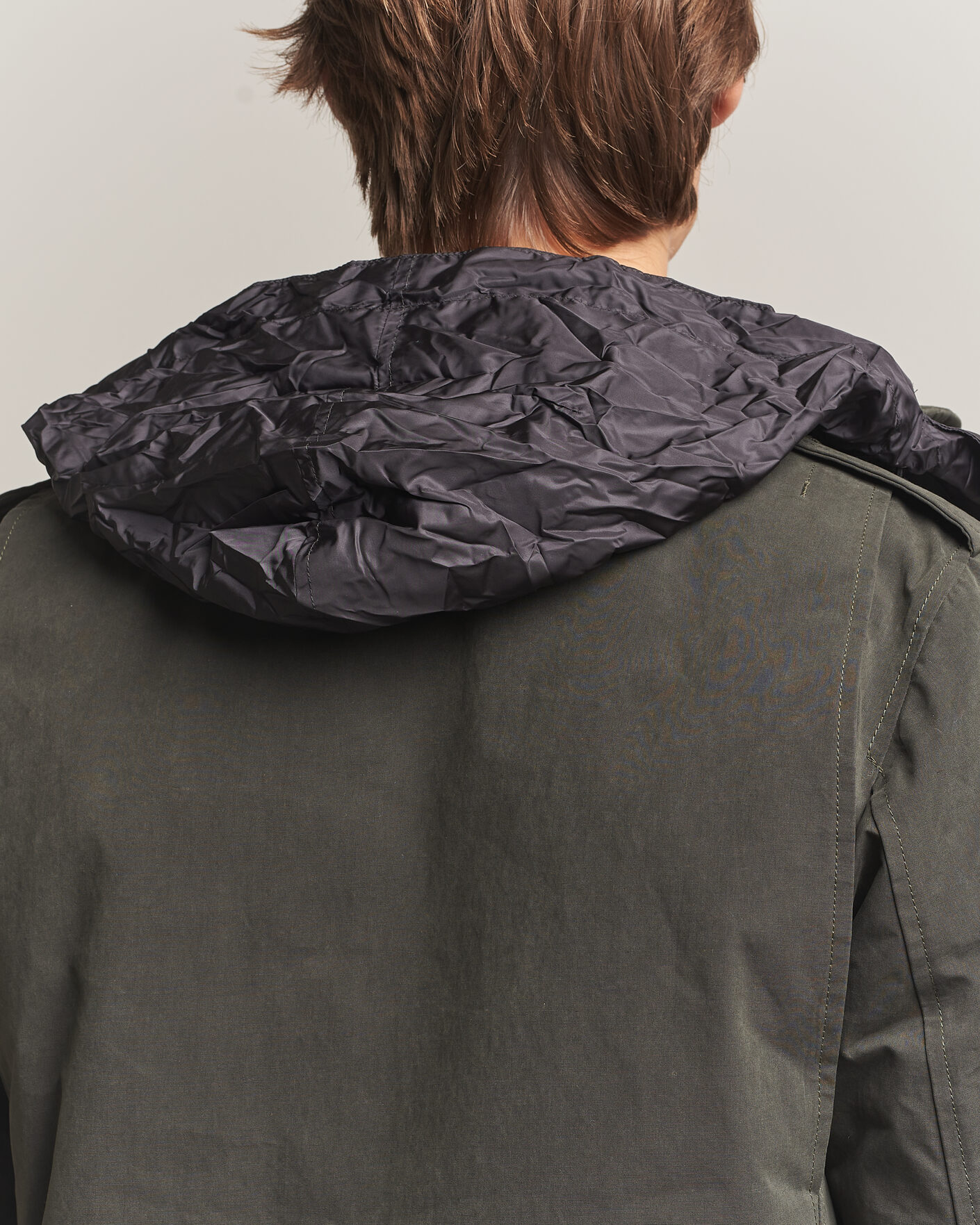 Hombres | Abrigos y chaquetas | Aspesi | Lined Cotton Field Jacket Grey