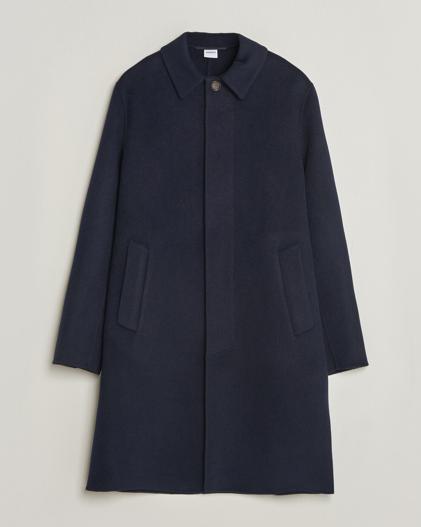 Hombres | Abrigos y chaquetas | Aspesi | Double Wool Coat Navy