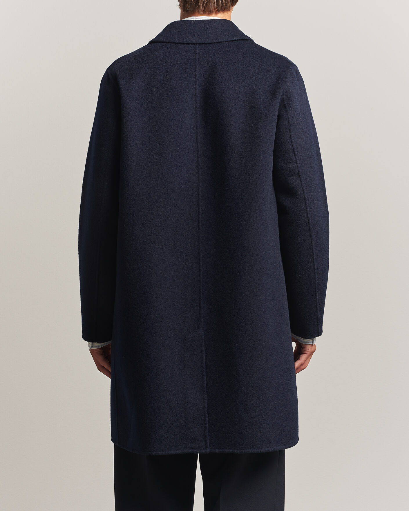 Hombres | Abrigos y chaquetas | Aspesi | Double Wool Coat Navy