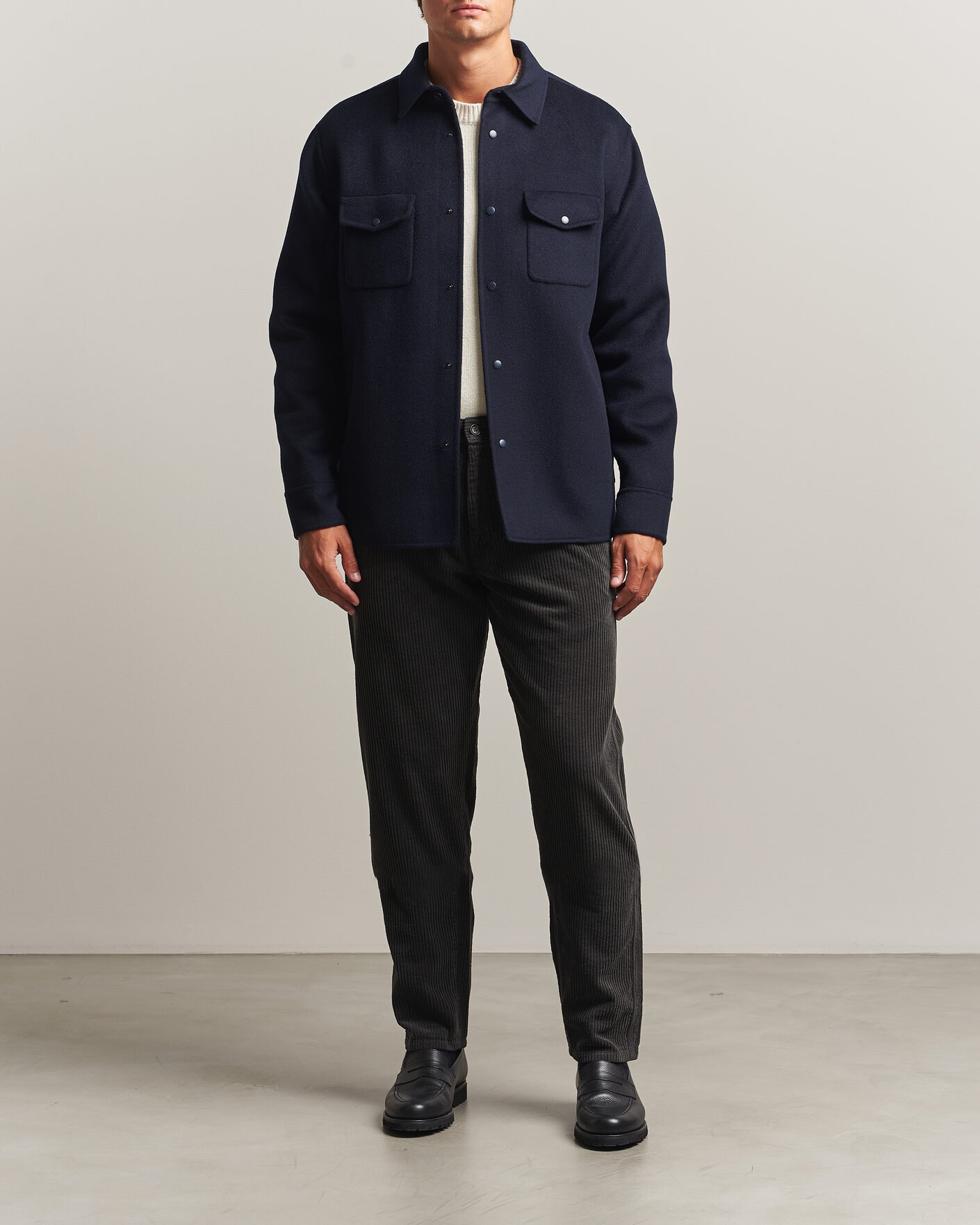 Hombres | Pantalones | Aspesi | Corduroy Pants Dark Brown