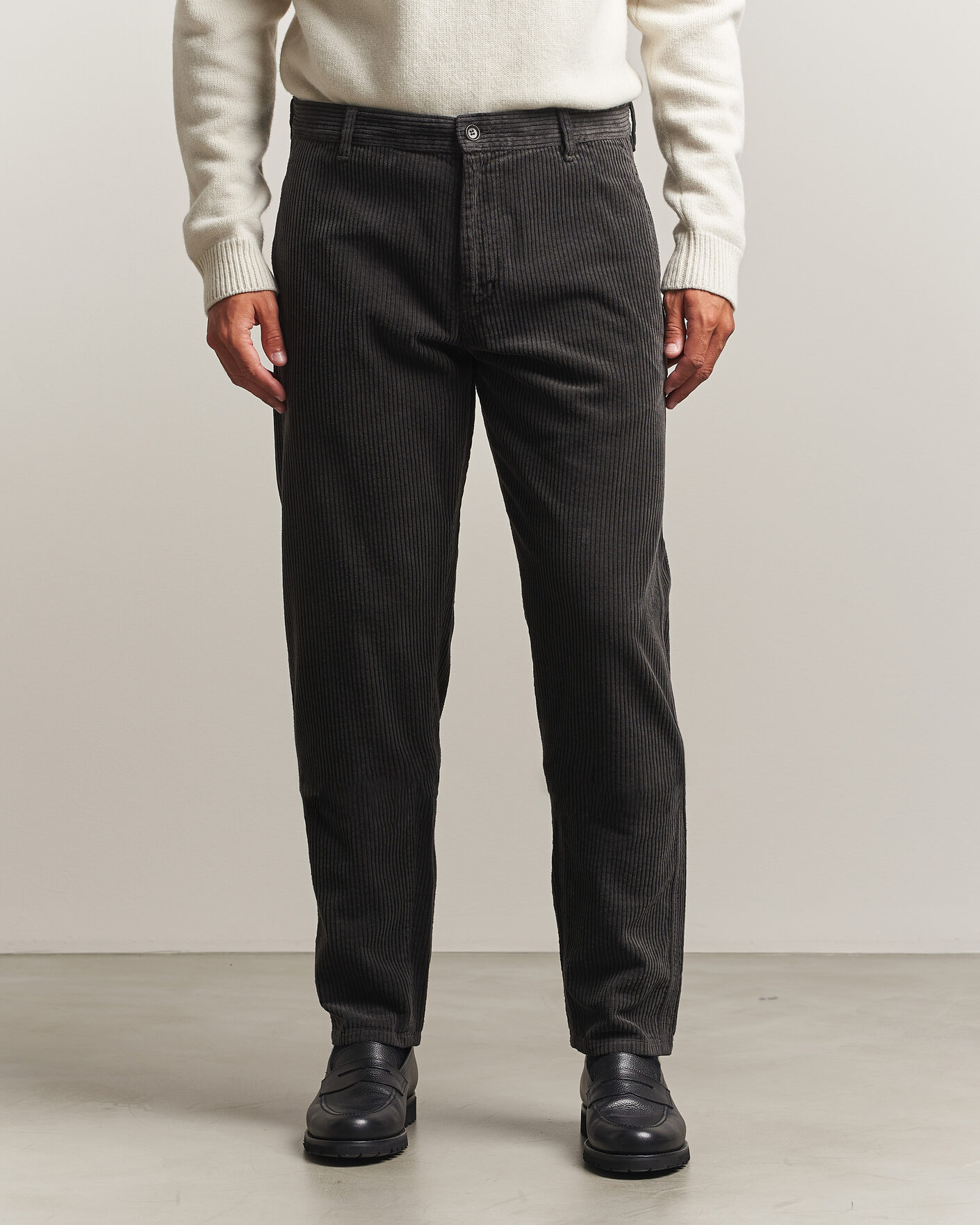 Hombres | Pantalones | Aspesi | Corduroy Pants Dark Brown