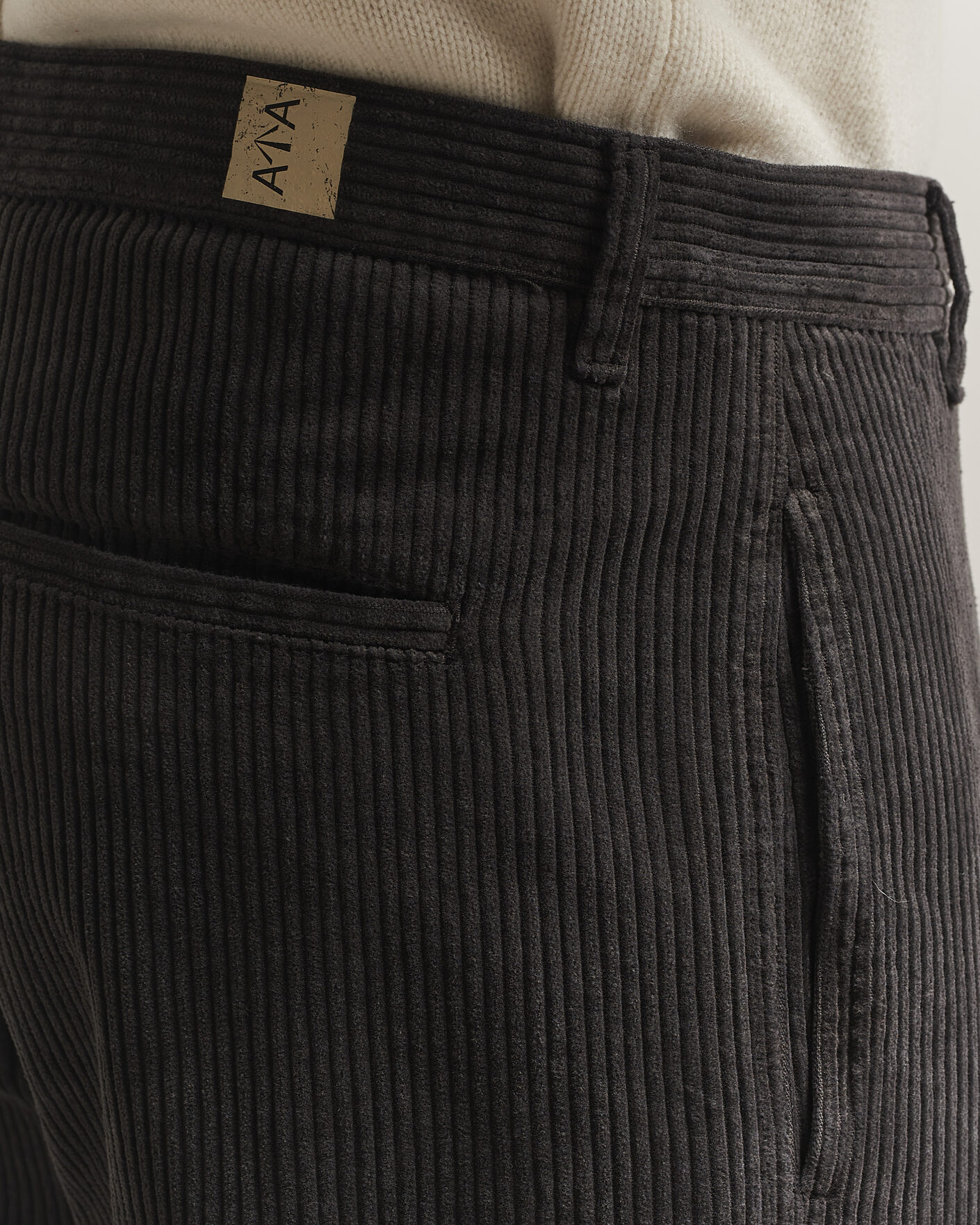 Hombres | Pantalones | Aspesi | Corduroy Pants Dark Brown