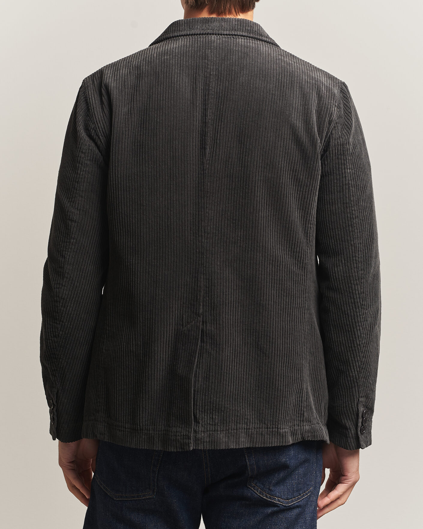 Hombres | Blazers | Aspesi | Corduroy Blazer Dark Brown