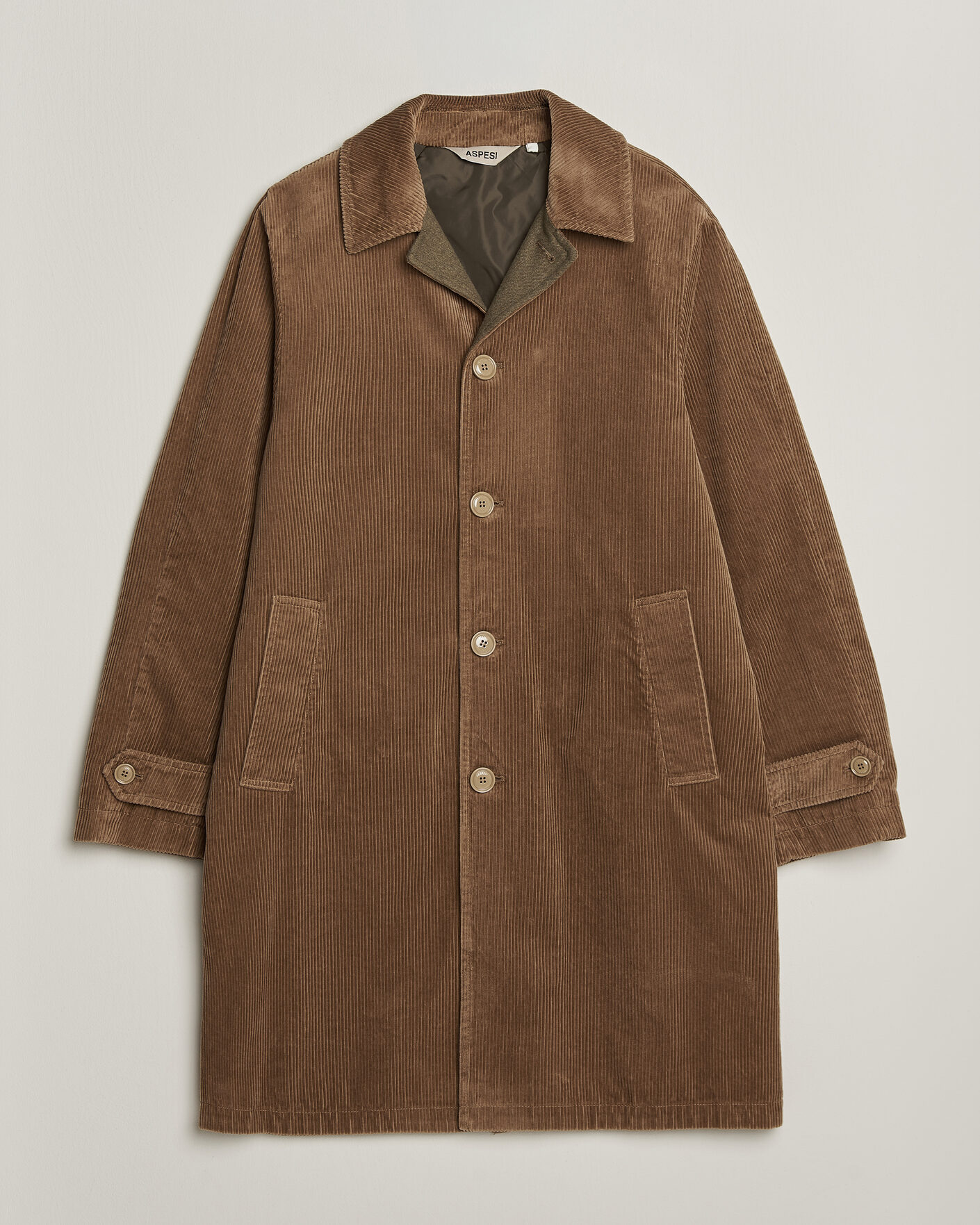 Hombres | Abrigos y chaquetas | Aspesi | Corduroy Raglan Coat Beige