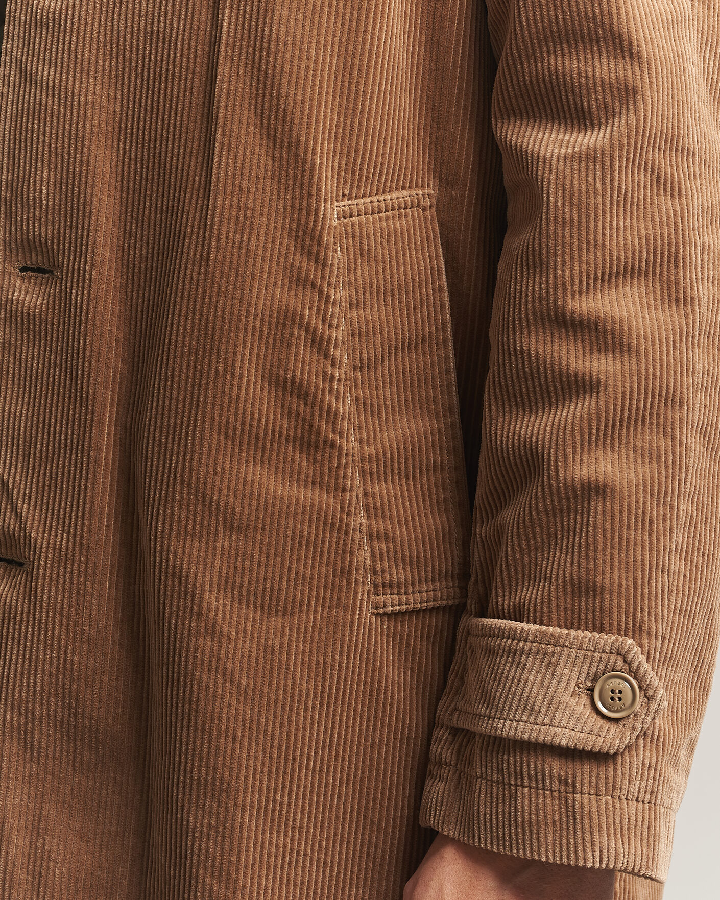 Hombres | Abrigos y chaquetas | Aspesi | Corduroy Raglan Coat Beige