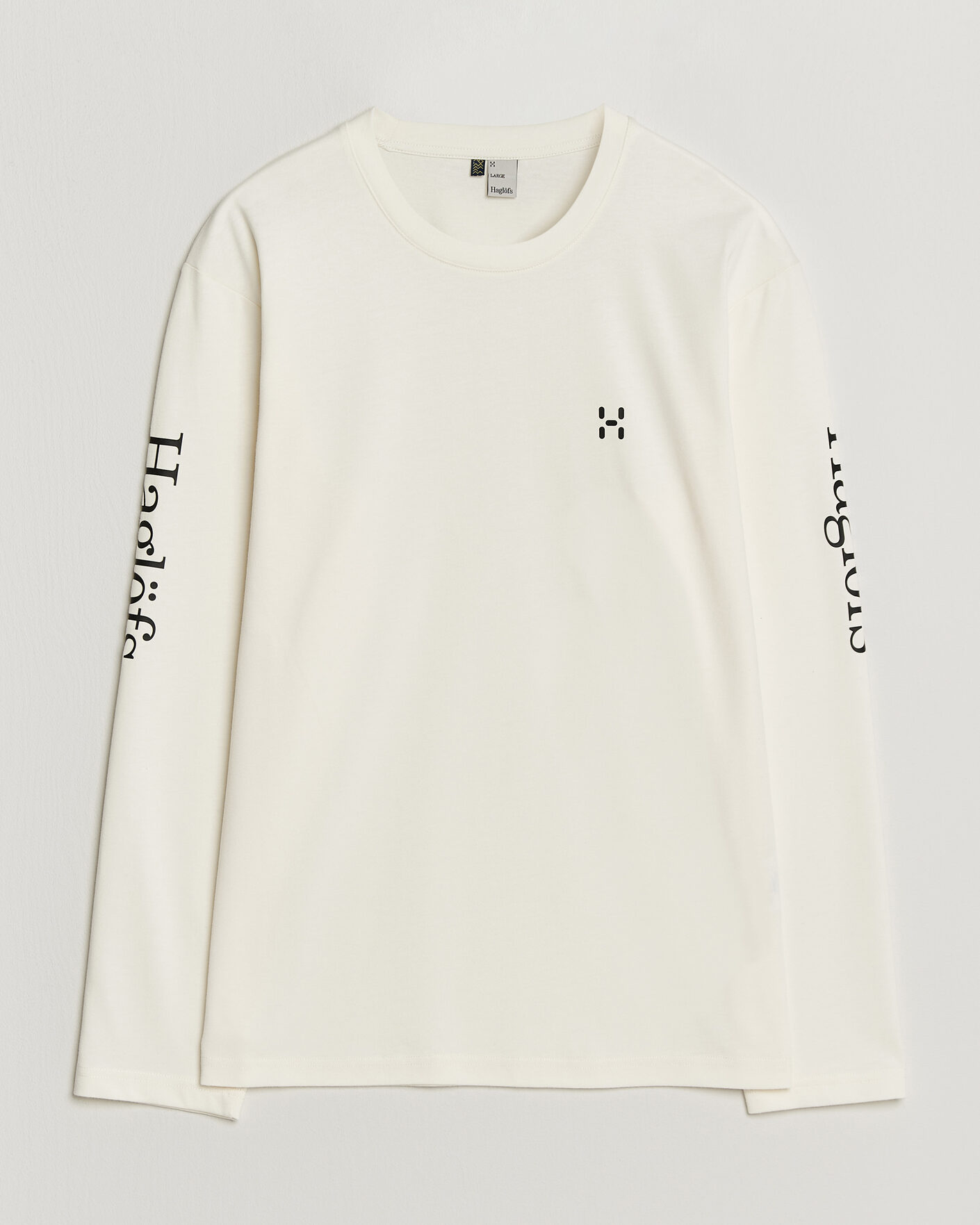 Hombres | Camisetas | Haglöfs | Long Sleeve T-Shirt Soft White