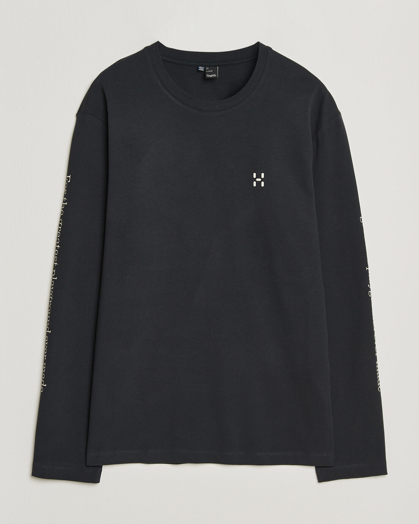 Hombres | Camisetas | Haglöfs | Long Sleeve T-Shirt True Black