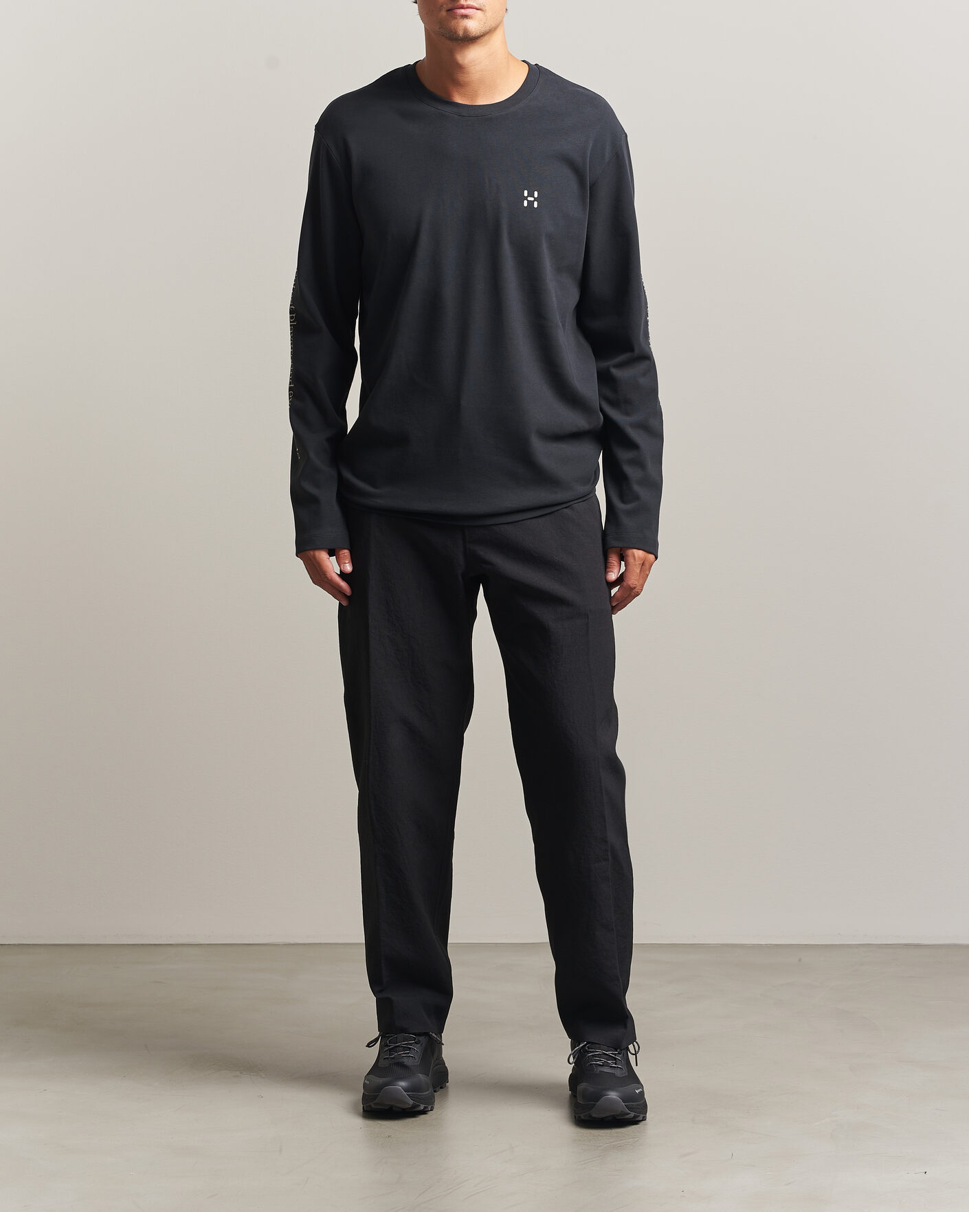 Hombres | Camisetas | Haglöfs | Long Sleeve T-Shirt True Black