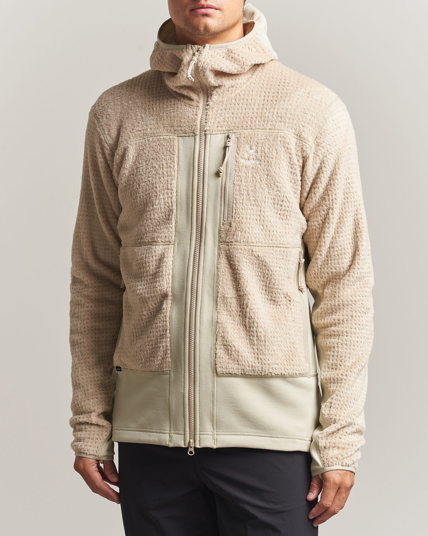 Hombres | Jerséis y prendas de punto | Haglöfs | Vassi Technical Mid Layer  Chalk Beige