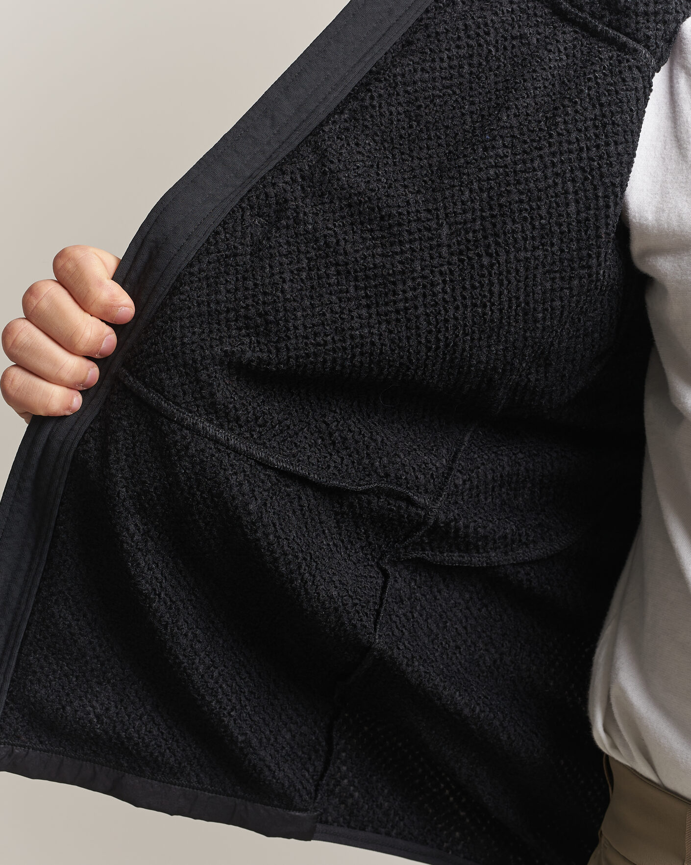 Hombres | Abrigos y chaquetas | Haglöfs | Nallo Touring Hybrid Mid Layer Jacket True Black