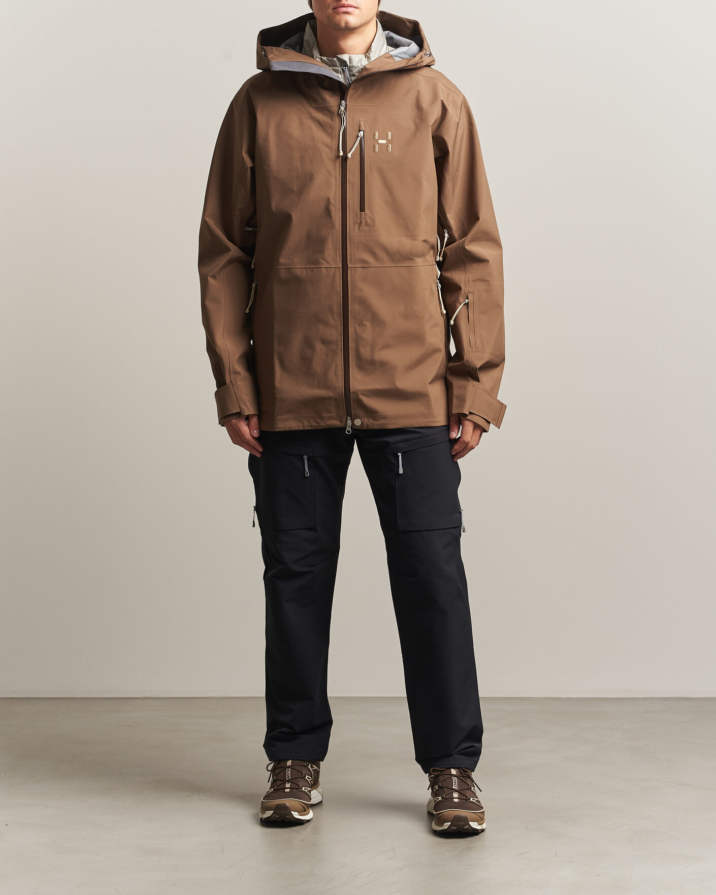 Hombres | Abrigos y chaquetas | Haglöfs | Alper Proof 3L Jacket Teak Brown