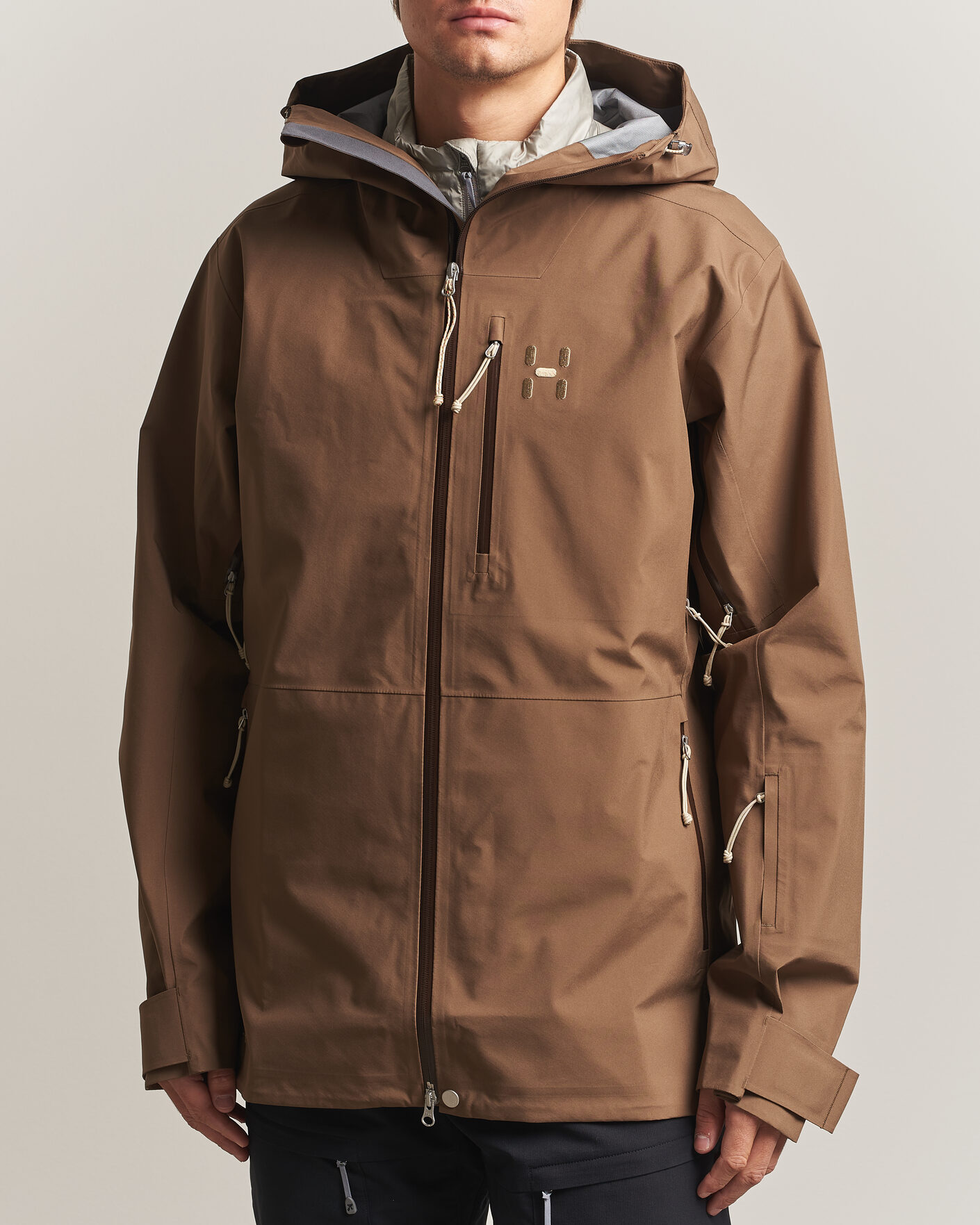 Hombres | Abrigos y chaquetas | Haglöfs | Alper Proof 3L Jacket Teak Brown