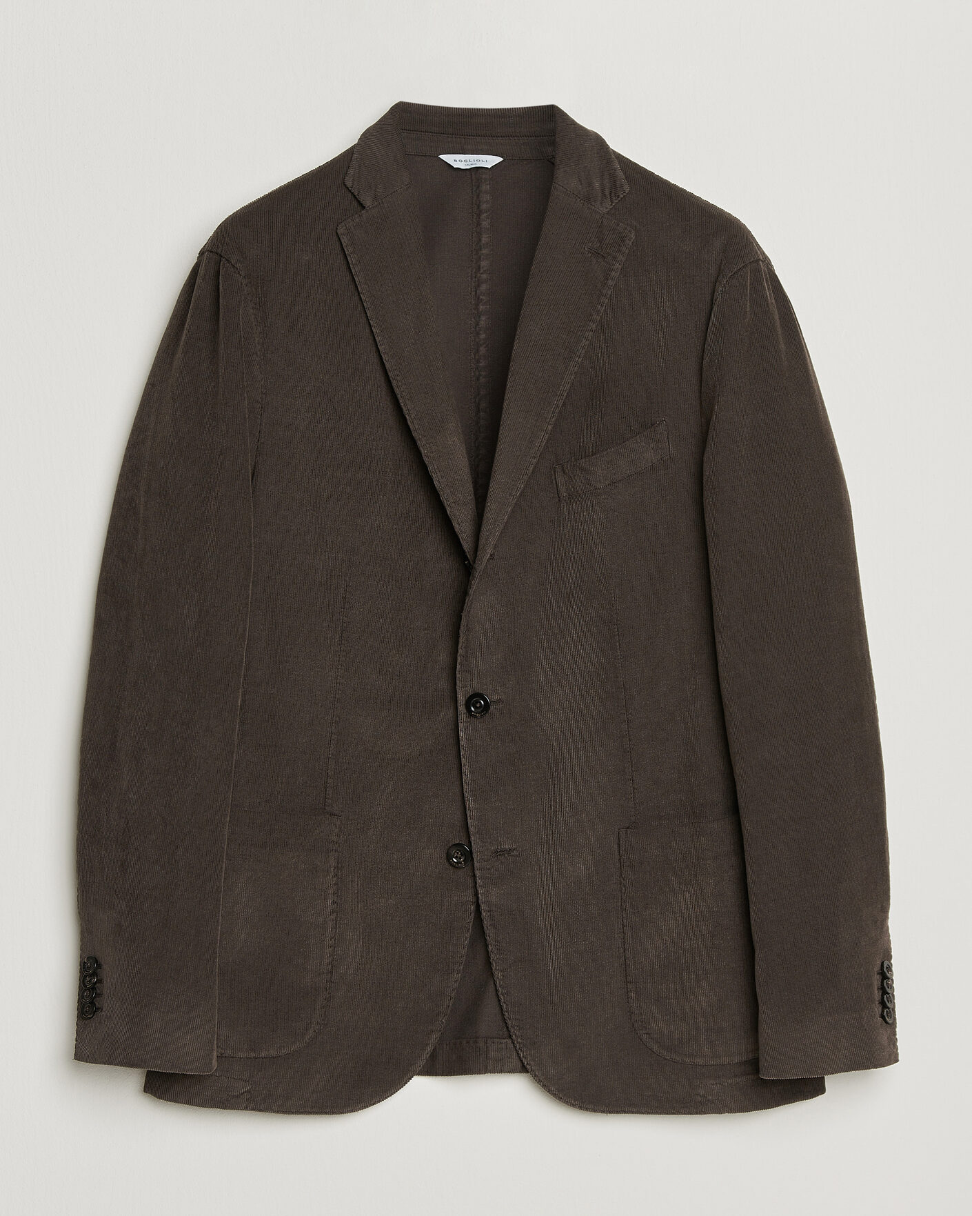 Hombres | Blazers | Boglioli | K Jacket Corduroy Blazer Dark Brown
