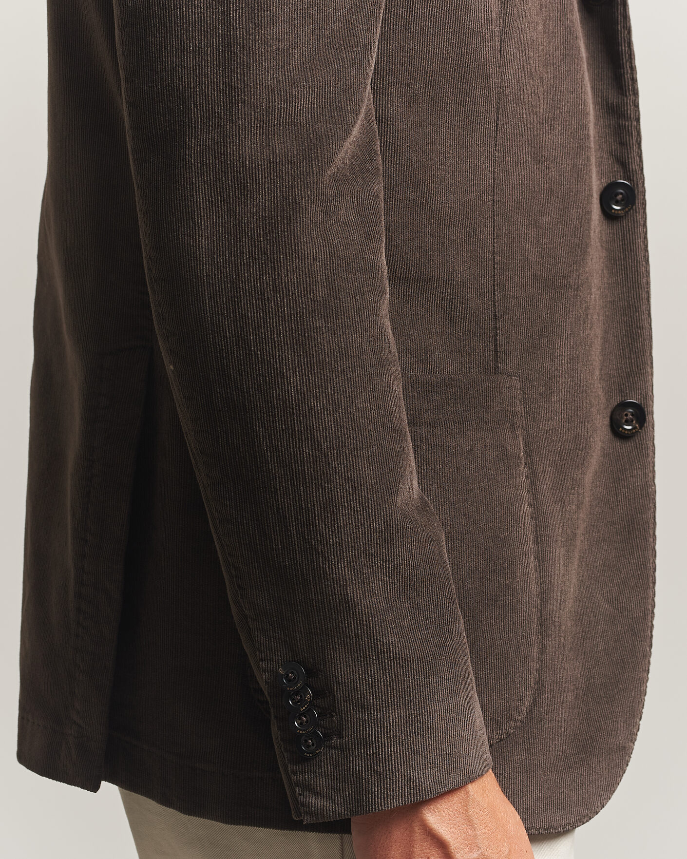 Hombres | Blazers | Boglioli | K Jacket Corduroy Blazer Dark Brown