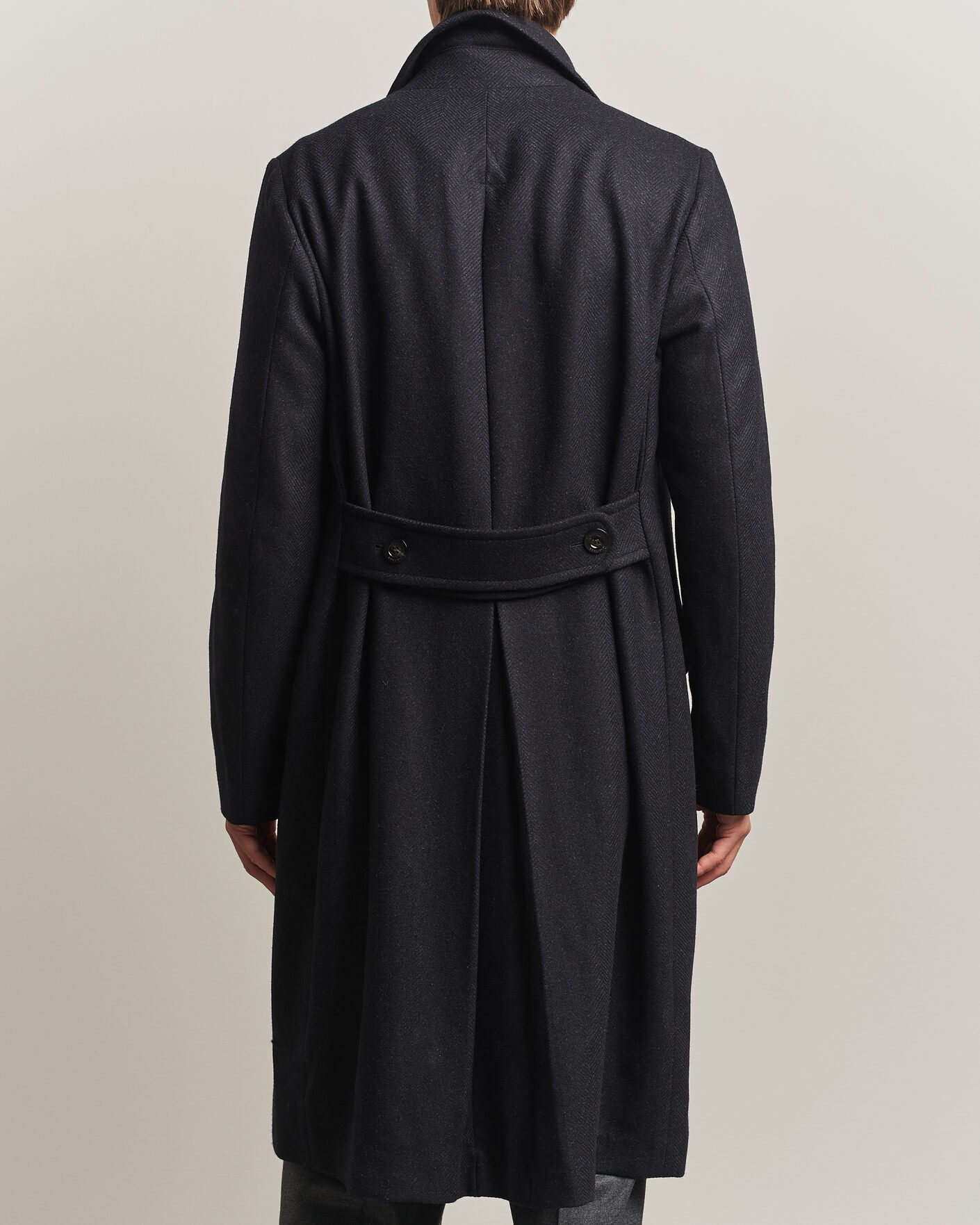 Hombres | Abrigos y chaquetas | Boglioli | Double Breasted Wool Coat Navy