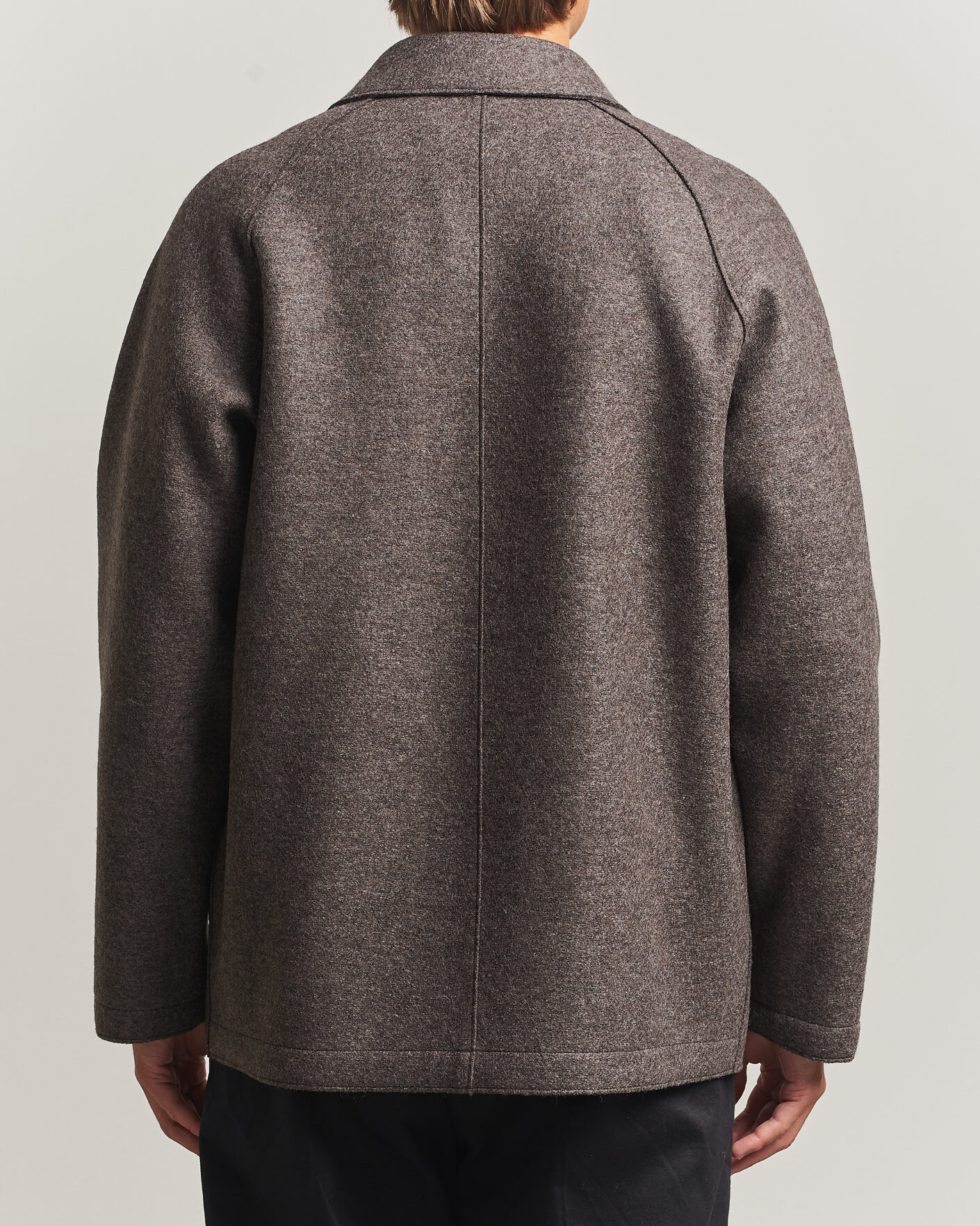 Hombres | Abrigos y chaquetas | Harris Wharf London | Country Wool Jacket Brown/Grey