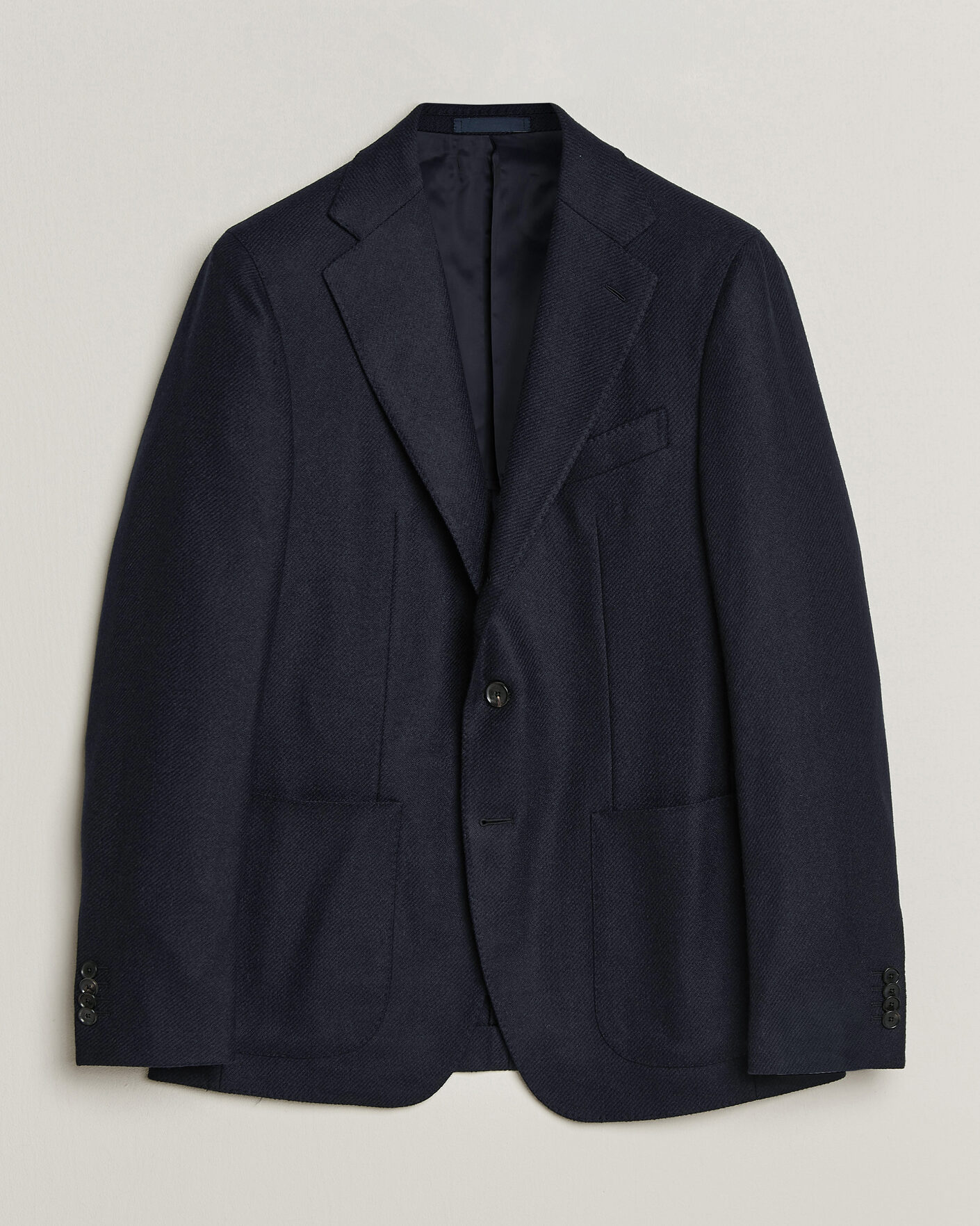 Hombres | Blazers | Caruso | Aida Wool/Cashmere Blazer Navy