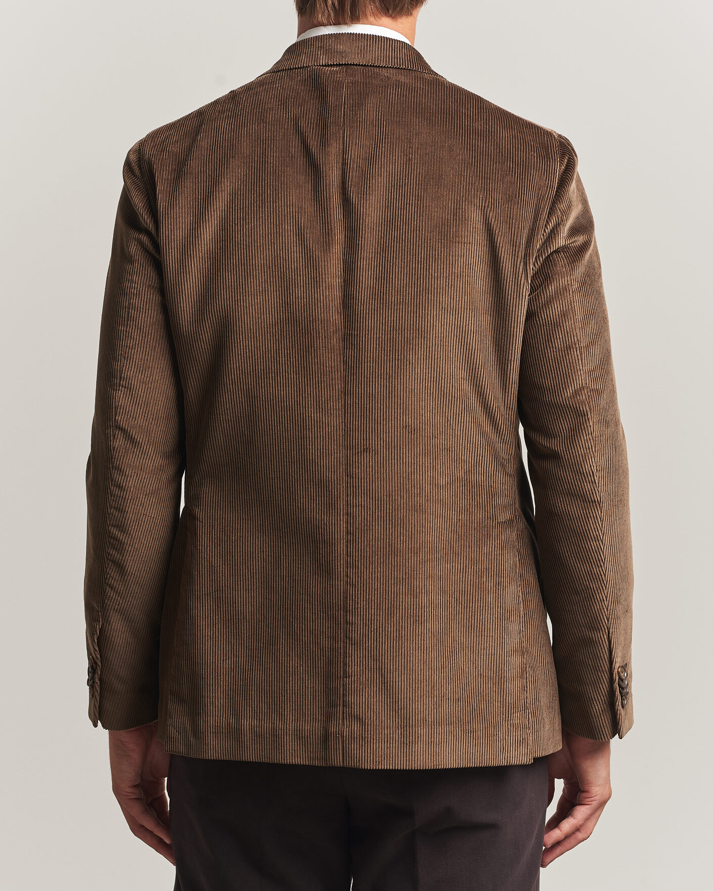 Hombres | Blazers | Caruso | Aida Corduroy Blazer Dark Brown