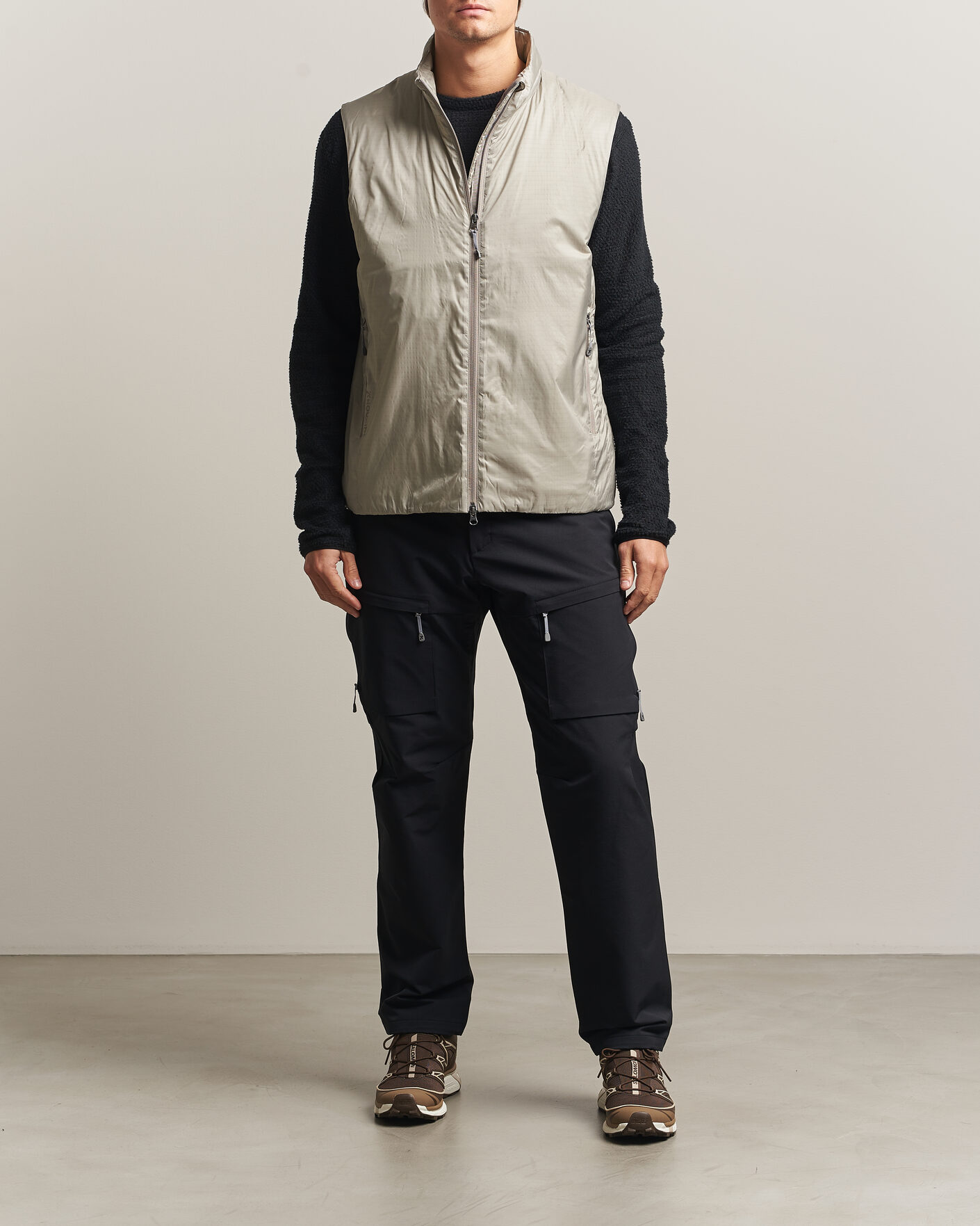 Hombres | Chalecos | Houdini | Dunfri Primaloft Padded Vest Sandstorm