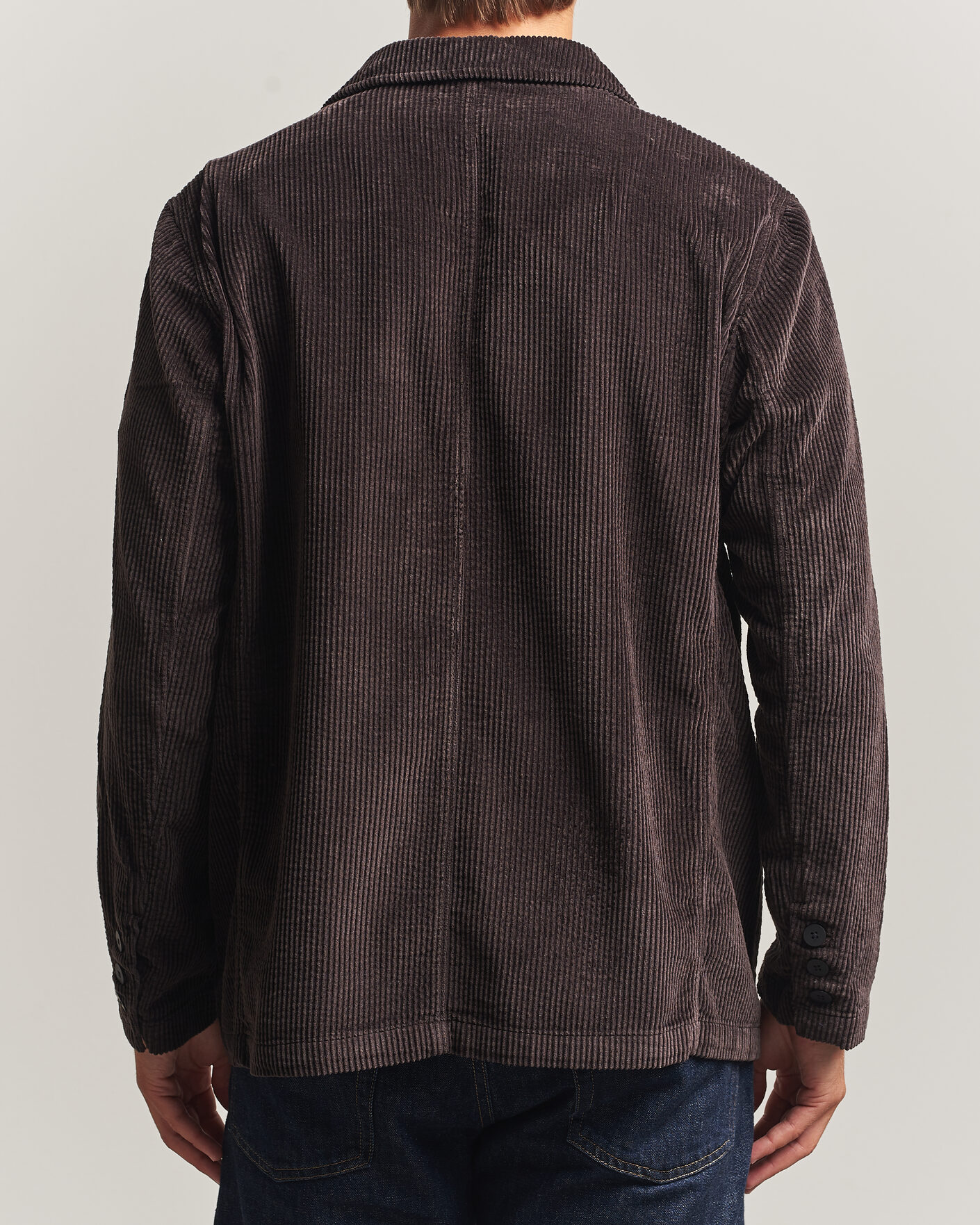 Hombres | Blazers | KnowledgeCotton Apparel | Cotton Corduroy Blazer Chocolate