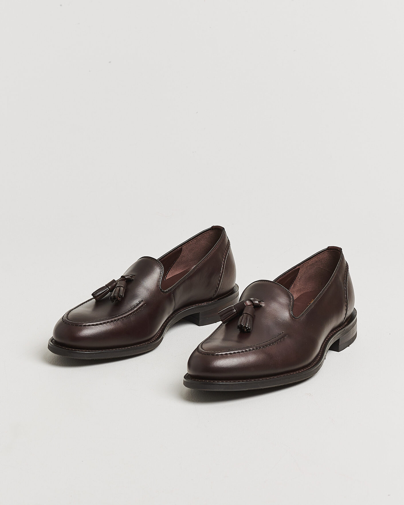 Hombres | Mocasines | Loake 1880 | Brunel Leather Tassel Loafer Dark Brown