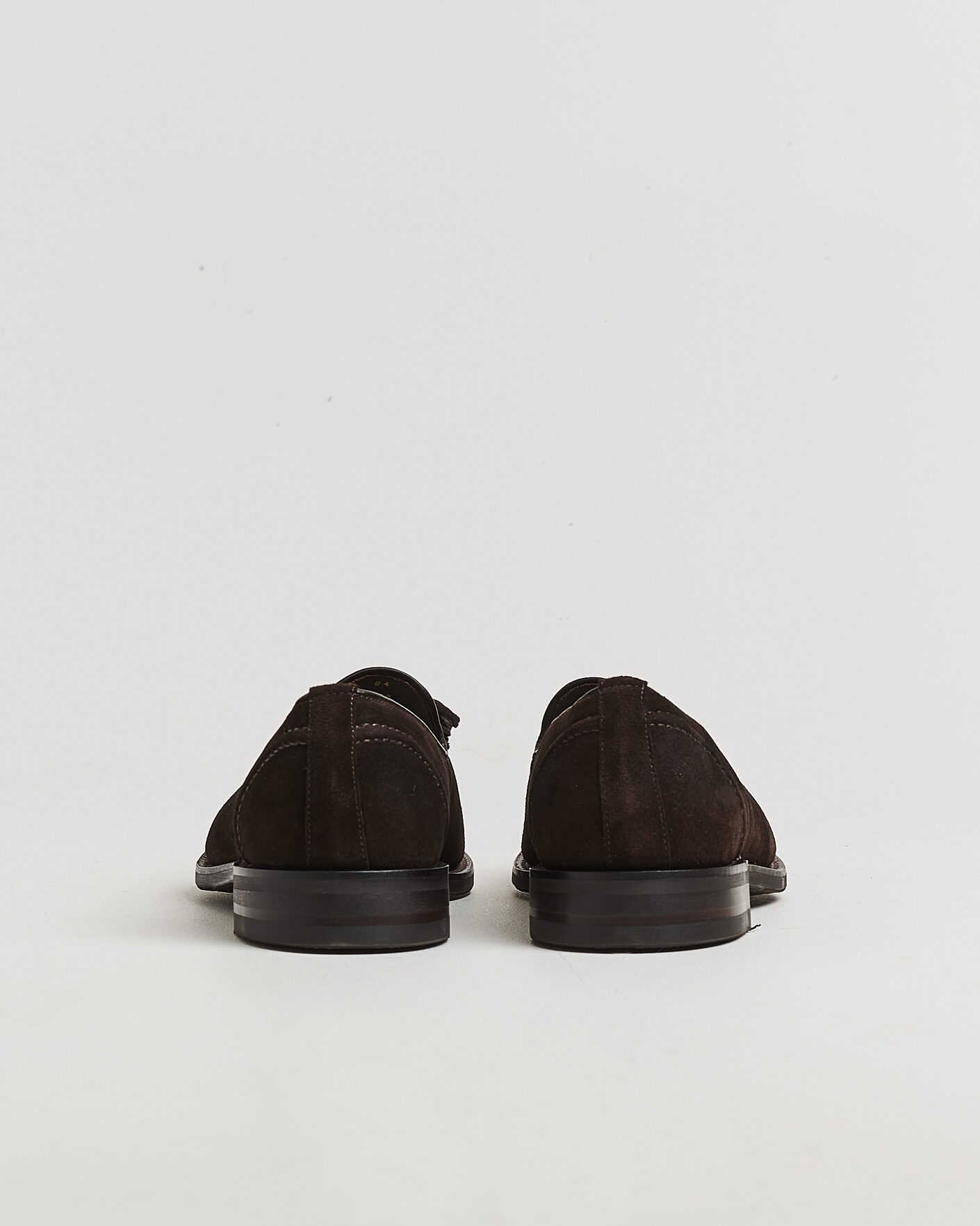 Hombres | Mocasines | Loake 1880 | Brunel Suede Tassel Loafer Dark Brown
