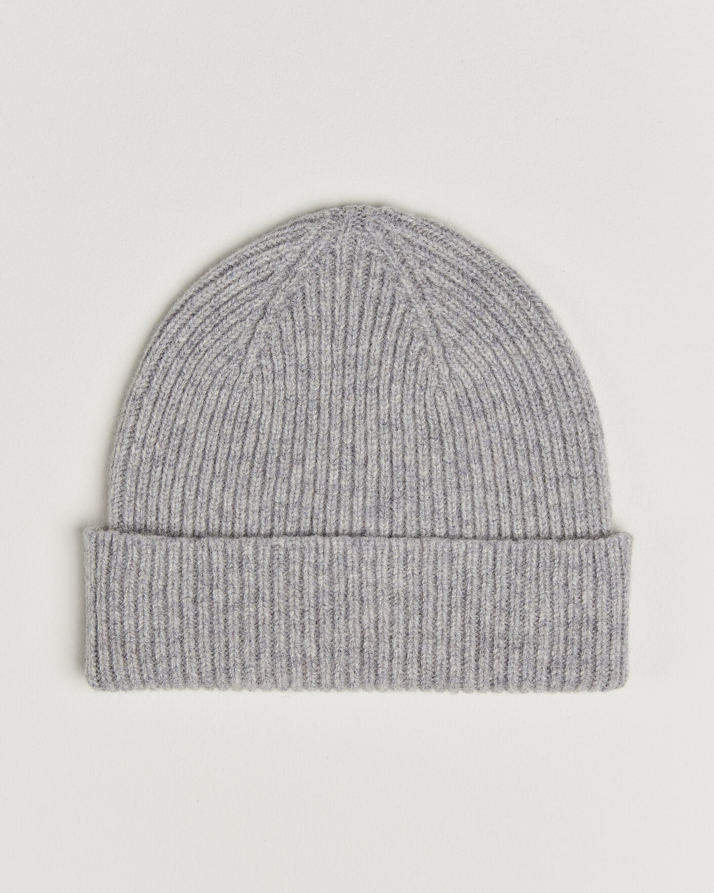 Hombres | Gorros | Robert Mackie | Clyde Lambswool Beanie Light Grey