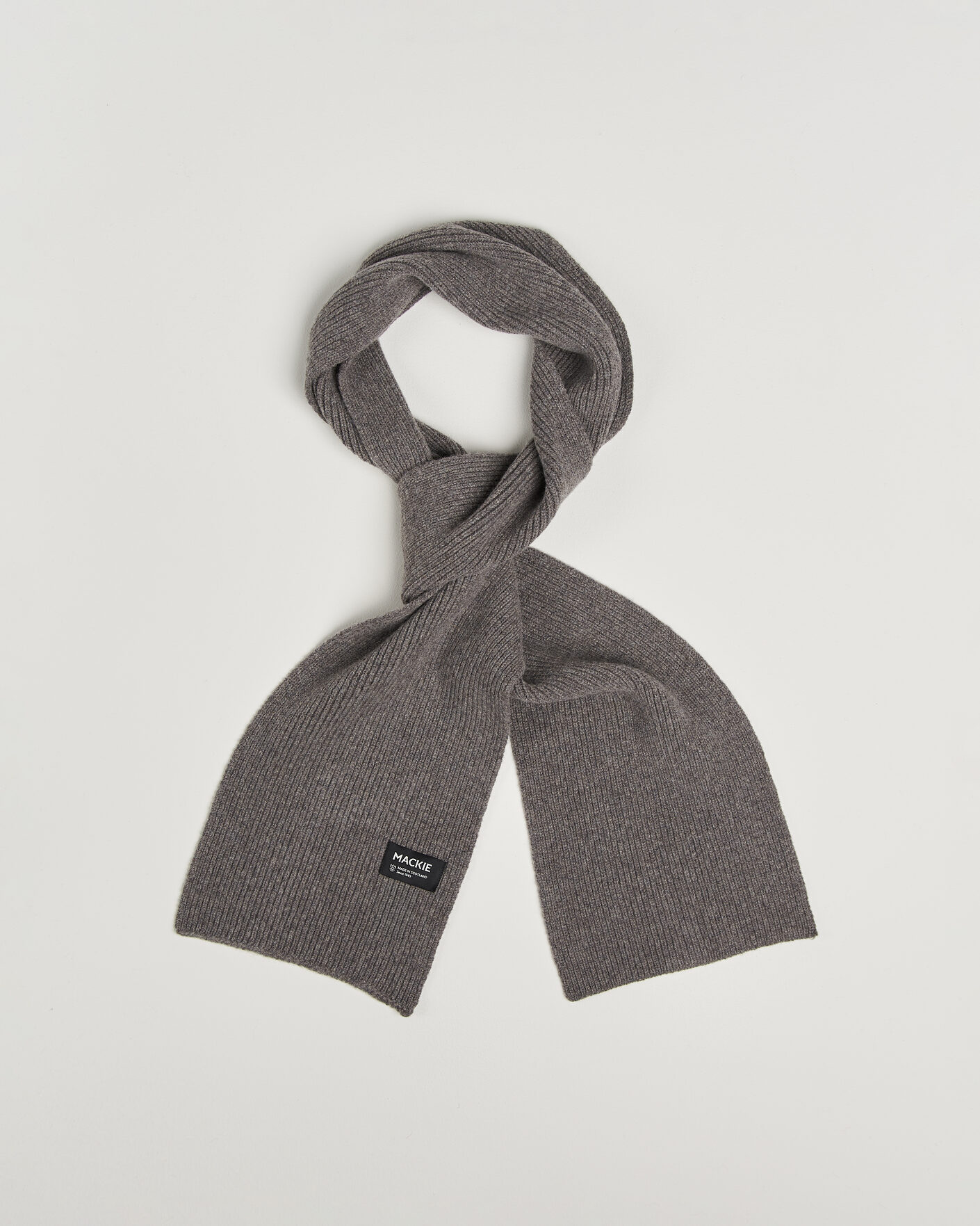 Hombres | Bufandas | Robert Mackie | Clyde Lambswool Scarf Light Brown