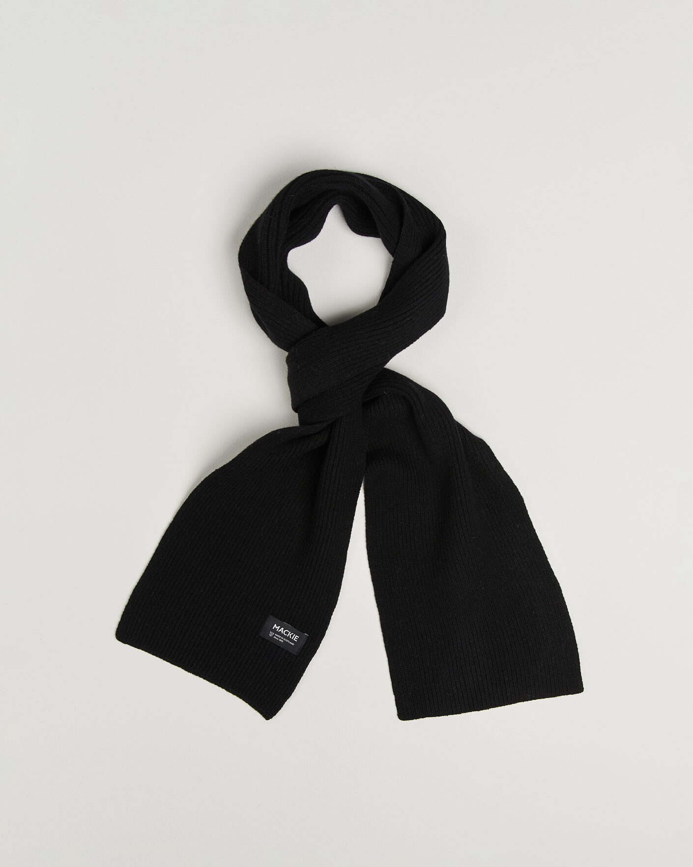 Hombres | Bufandas | Robert Mackie | Clyde Lambswool Scarf Black