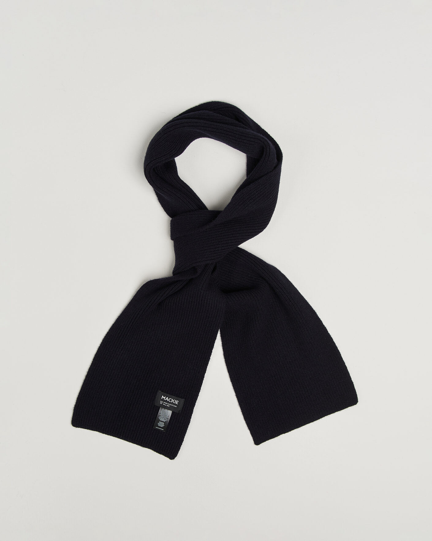 Hombres | Bufandas | Robert Mackie | Clyde Lambswool Scarf Navy