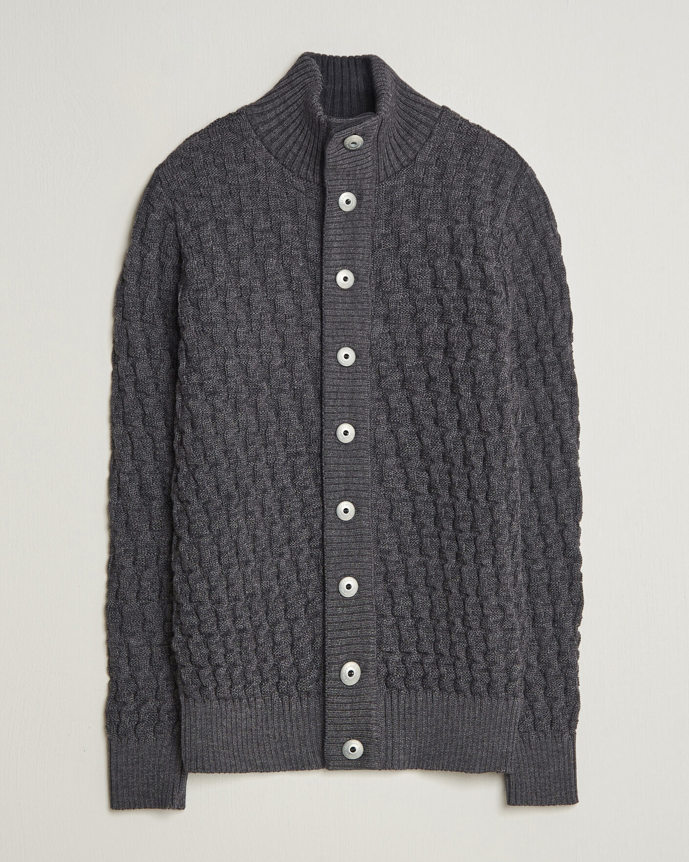 Hombres | Jerséis y prendas de punto | S.N.S. Herning | Stark Cardigan Gneiss Grey