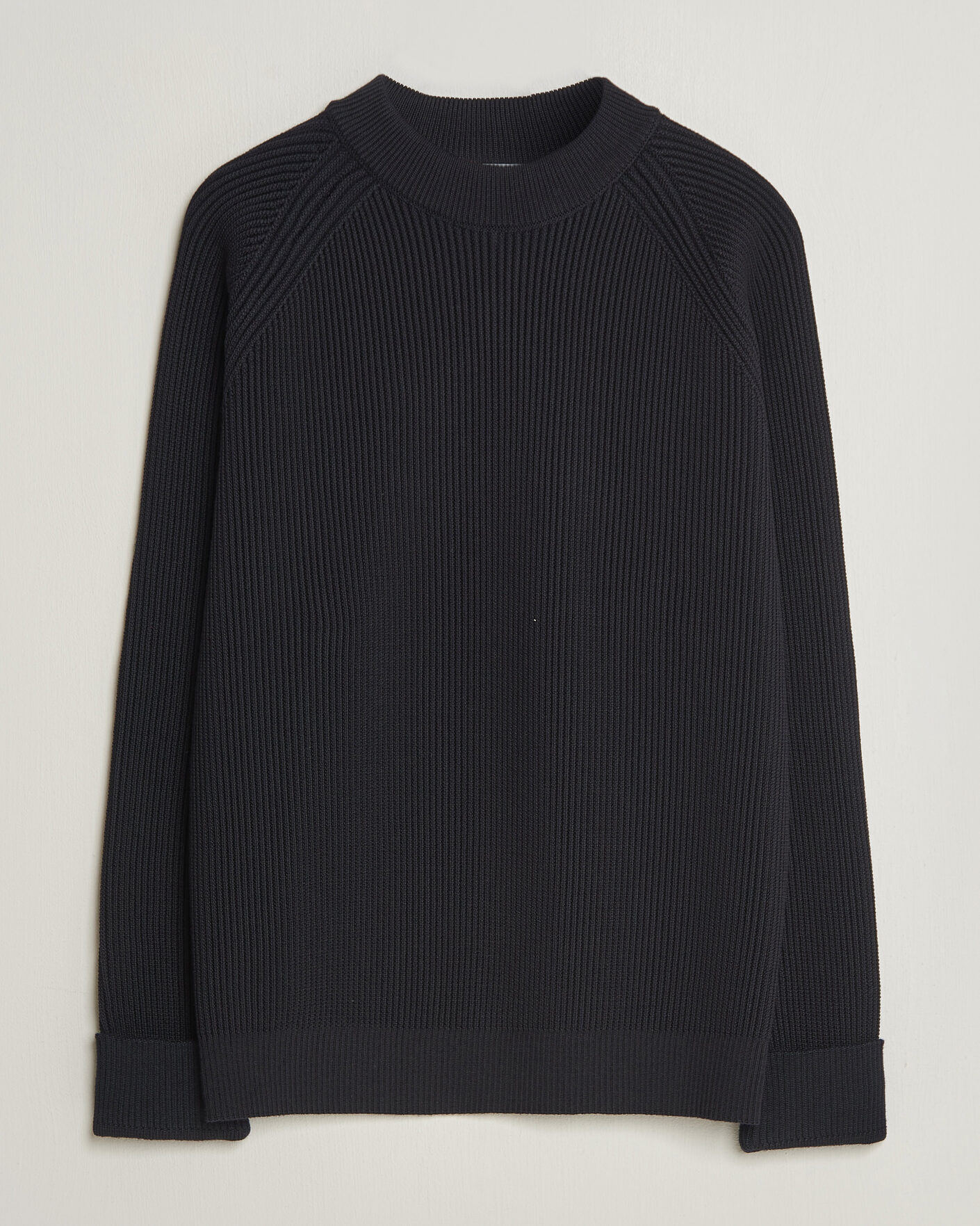 Hombres | Jerséis y prendas de punto | S.N.S. Herning | Render Mock Neck Navy Blue