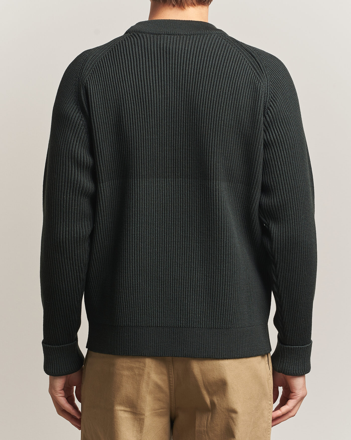 Hombres | Jerséis y prendas de punto | S.N.S. Herning | Render Mock Neck Terrain Green
