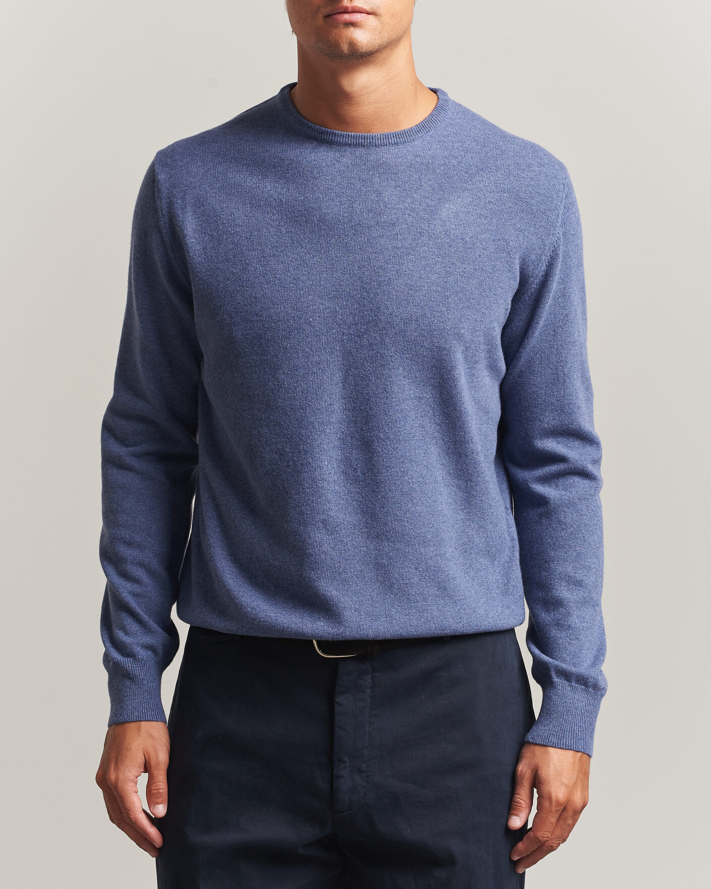 Hombres | Jerséis y prendas de punto | Morgano | Wool/Cashmere Crewneck Jeans