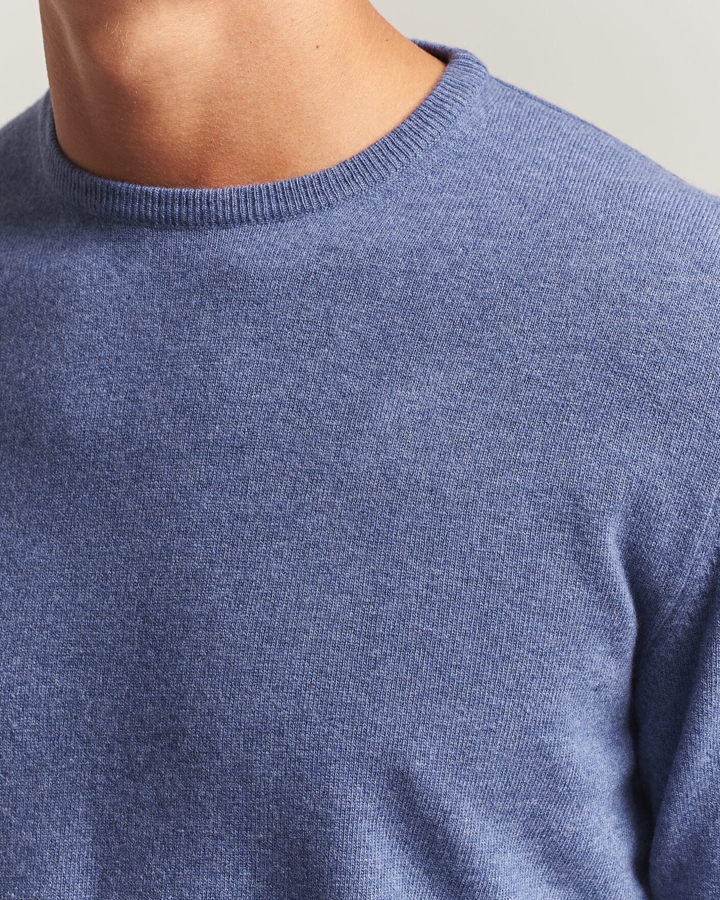 Hombres | Jerséis y prendas de punto | Morgano | Wool/Cashmere Crewneck Jeans